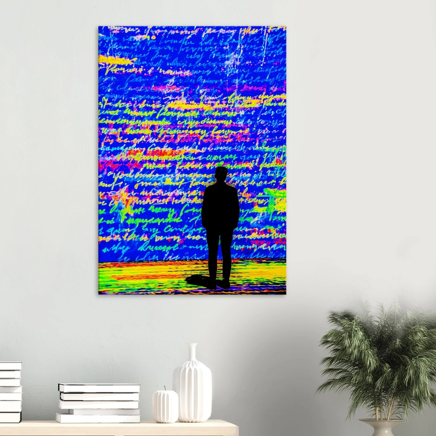 Le Mur Écrit — tableau sur toile — vue 6 — art mural STNCL