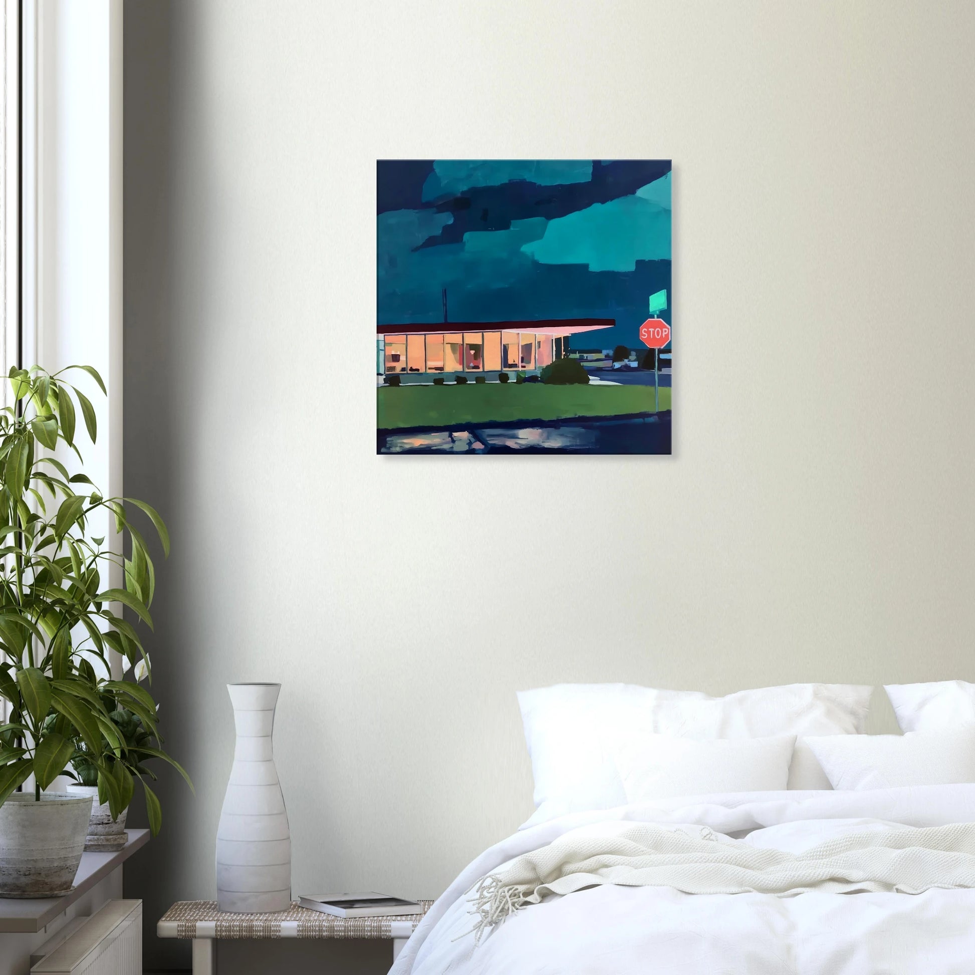 Lumière sur la Route — tableau sur toile — vue 6 — art mural STNCL