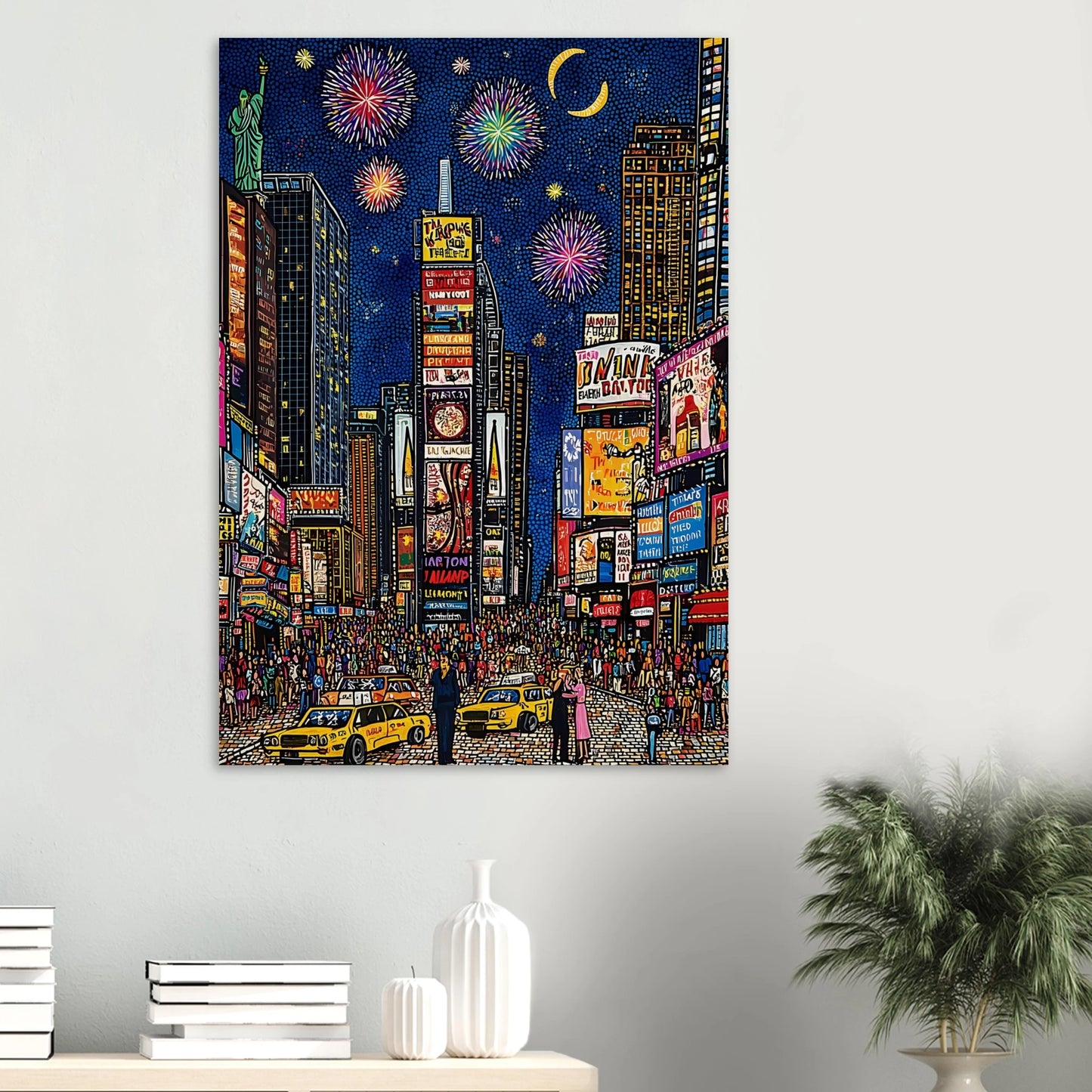 New York en Fête — affiche d'art — vue 6 — art mural STNCL