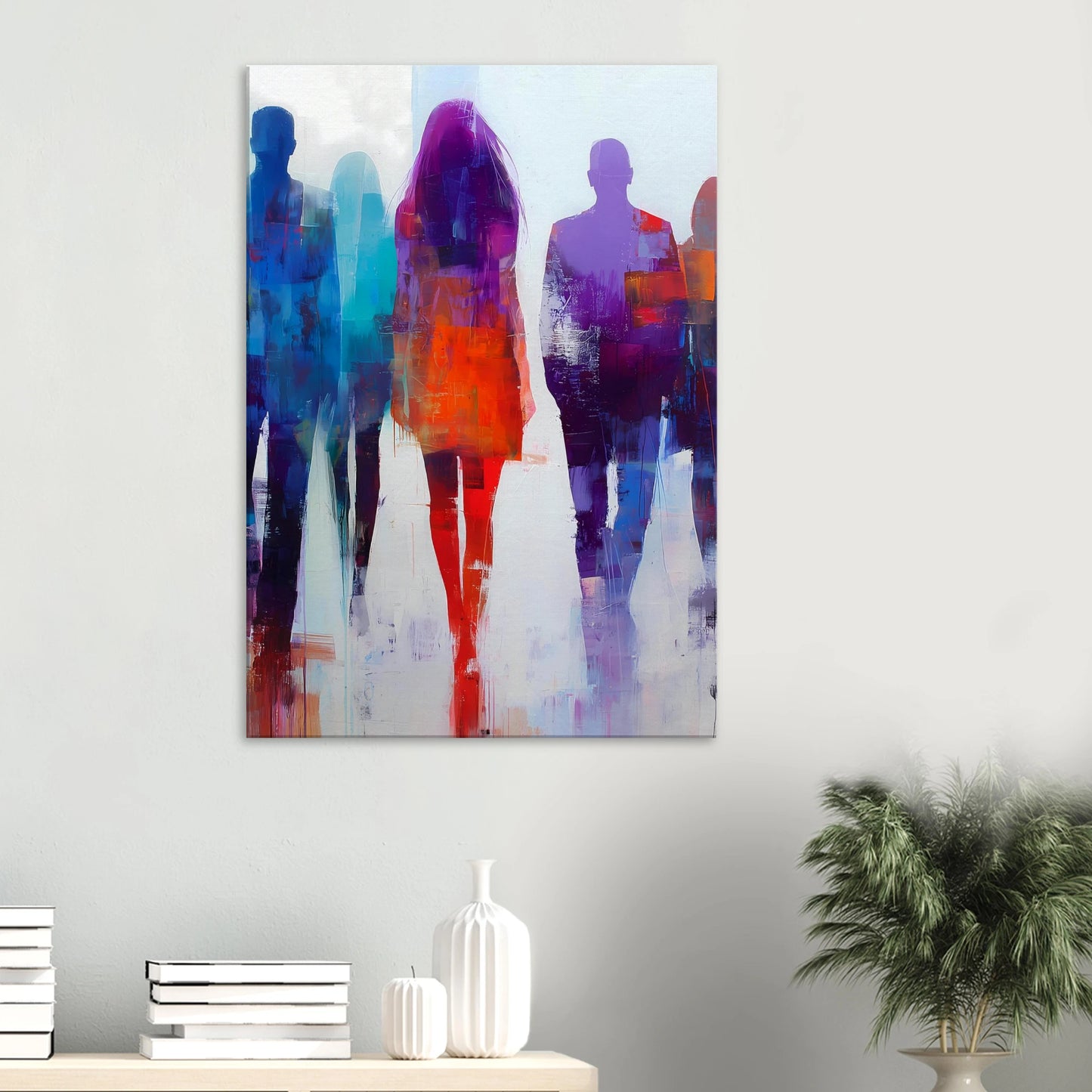 Présences Lumineuses — tableau sur toile — vue 6 — art mural STNCL