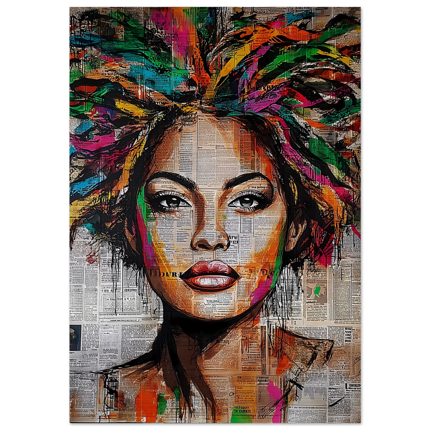 Tête d'Affiche — tableau aluminium — art mural STNCL