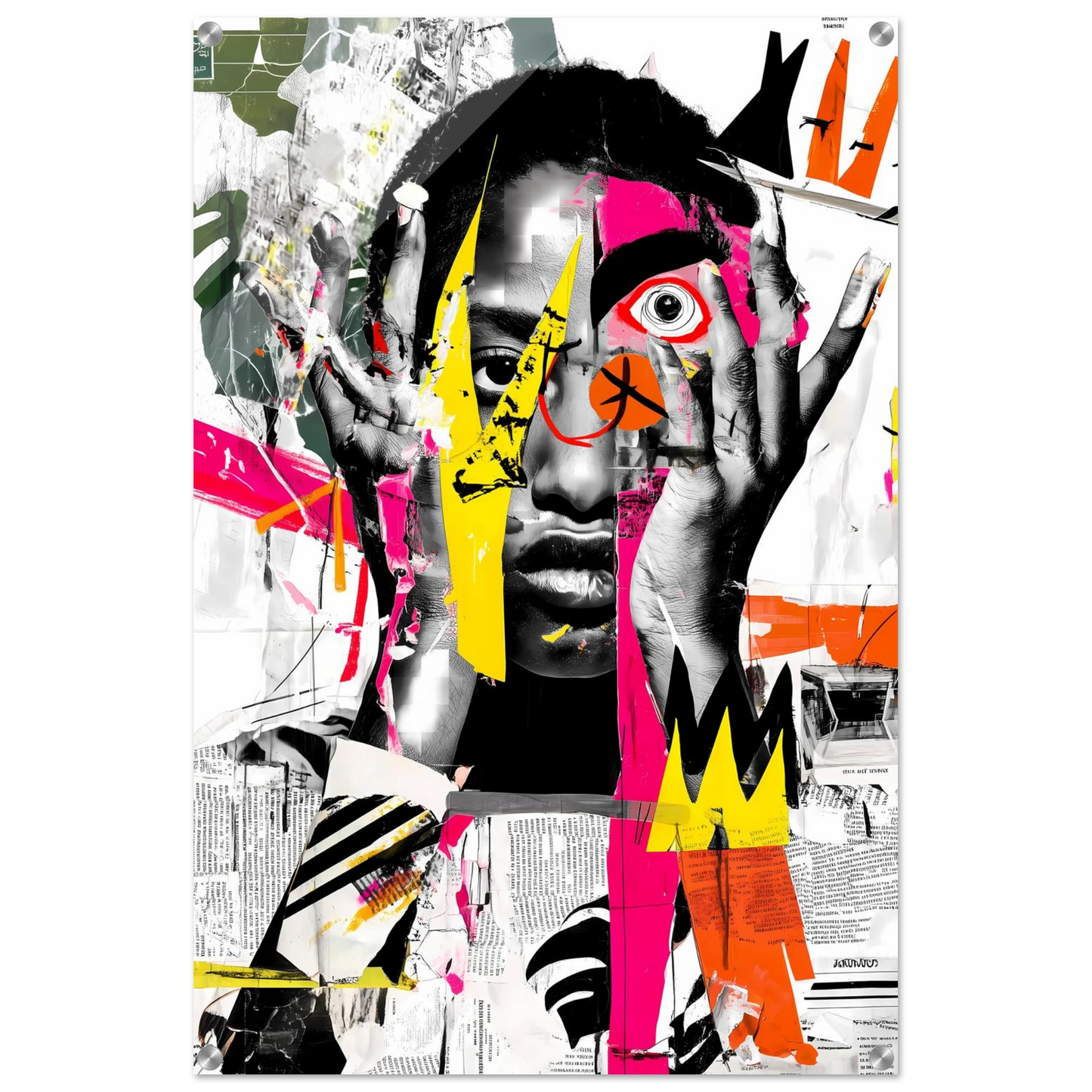 Éclats d'un Regard — tableau plexiglas — vue 5 — art mural STNCL