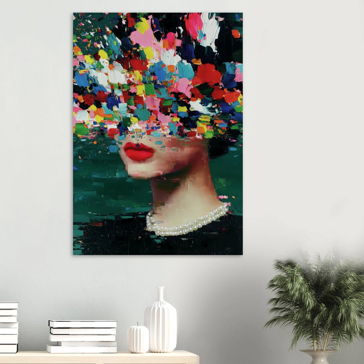 Sous les Fleurs — affiche d'art — vue 6 — art mural STNCL