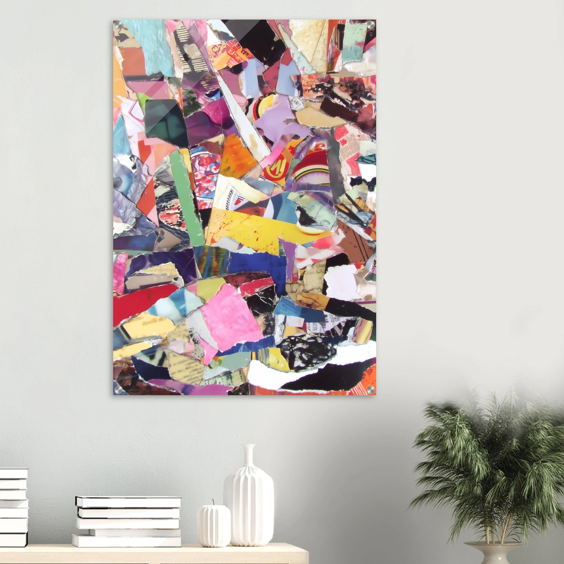 Fragments d'une Ville — tableau plexiglas — vue 6 — art mural STNCL