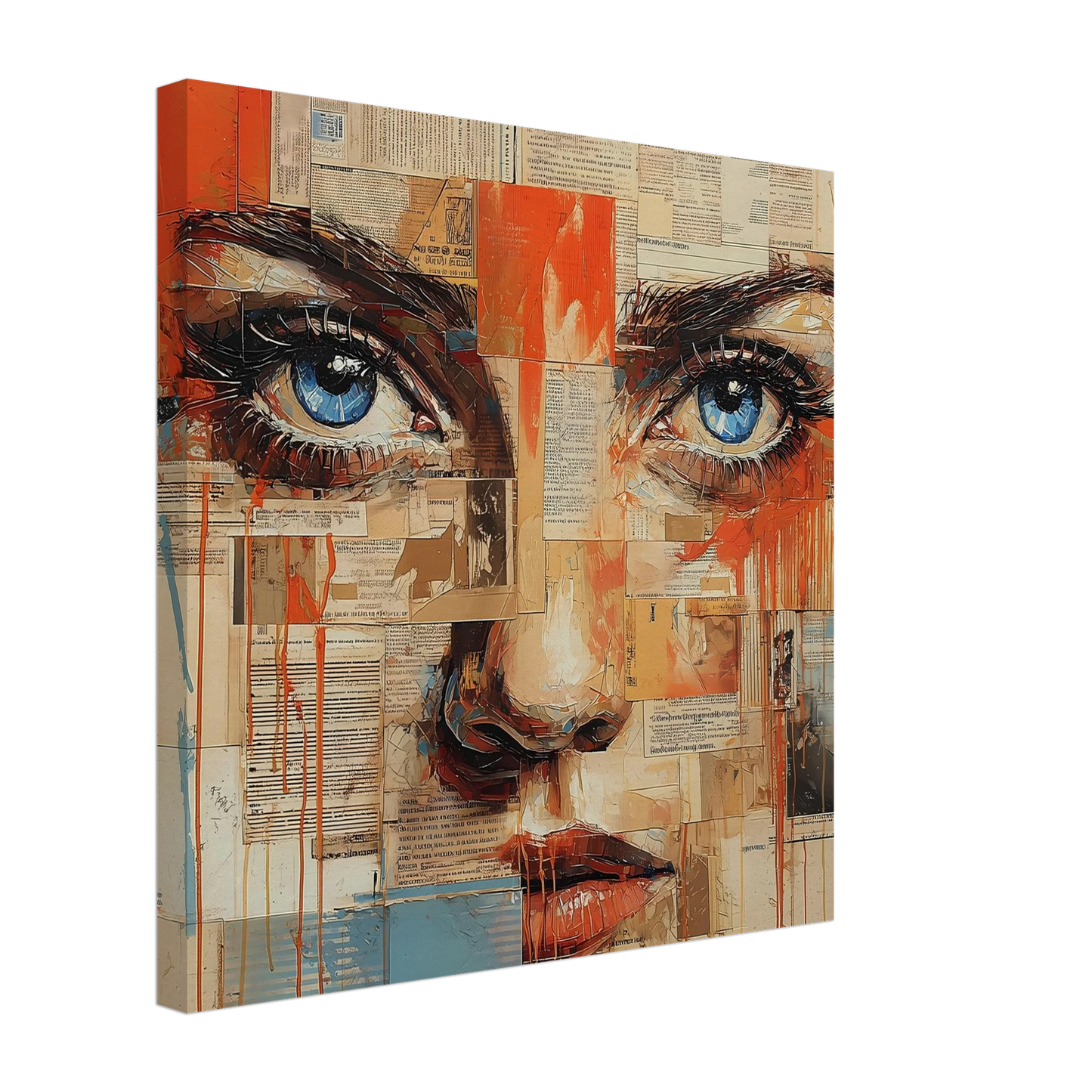 Sur les Pages — tableau sur toile — vue 4 — art mural STNCL
