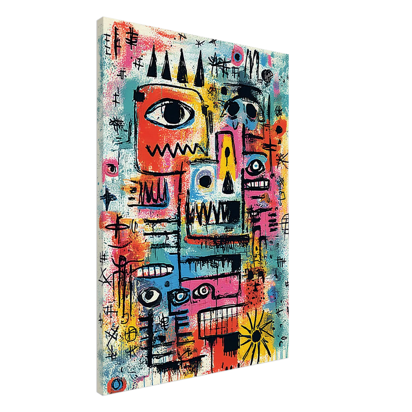 Tribu Primitive — tableau sur toile — art mural STNCL