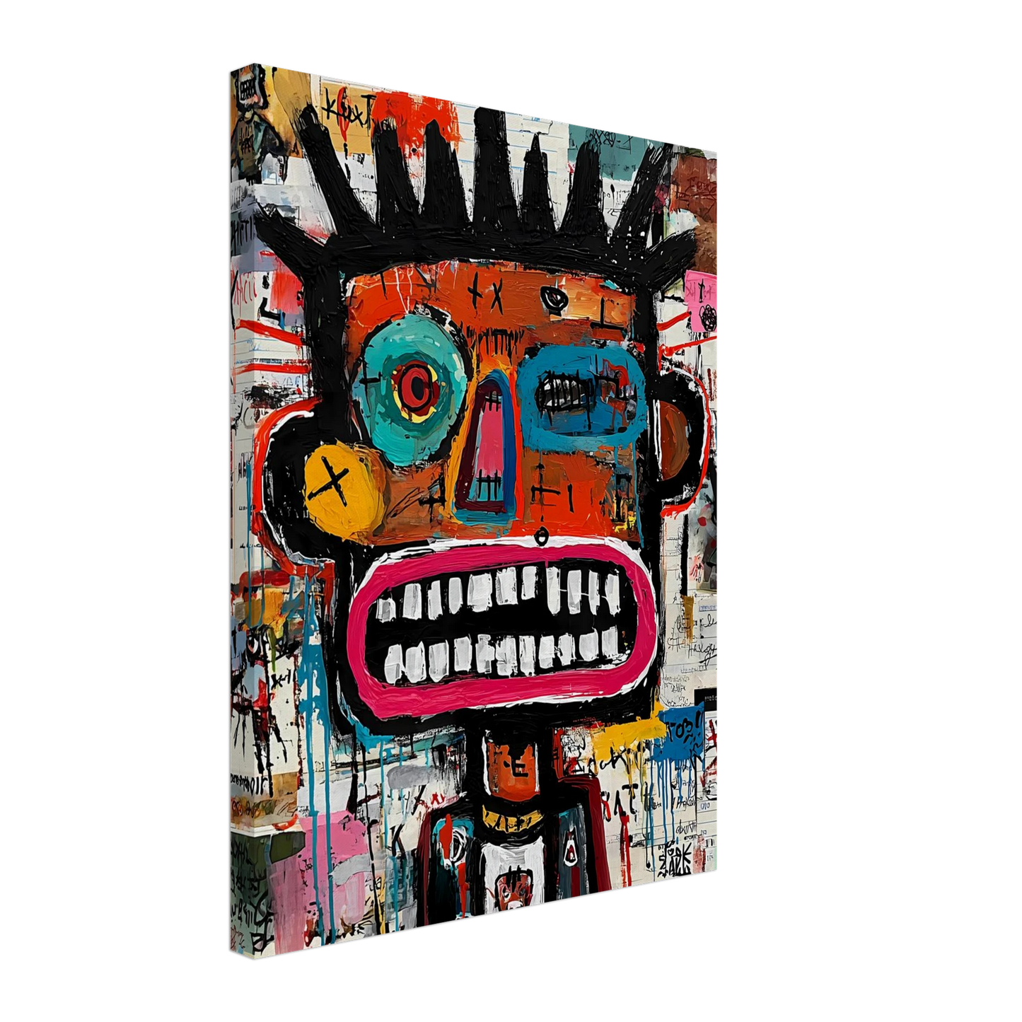 Roi de Papier — tableau sur toile — vue 5 — art mural STNCL