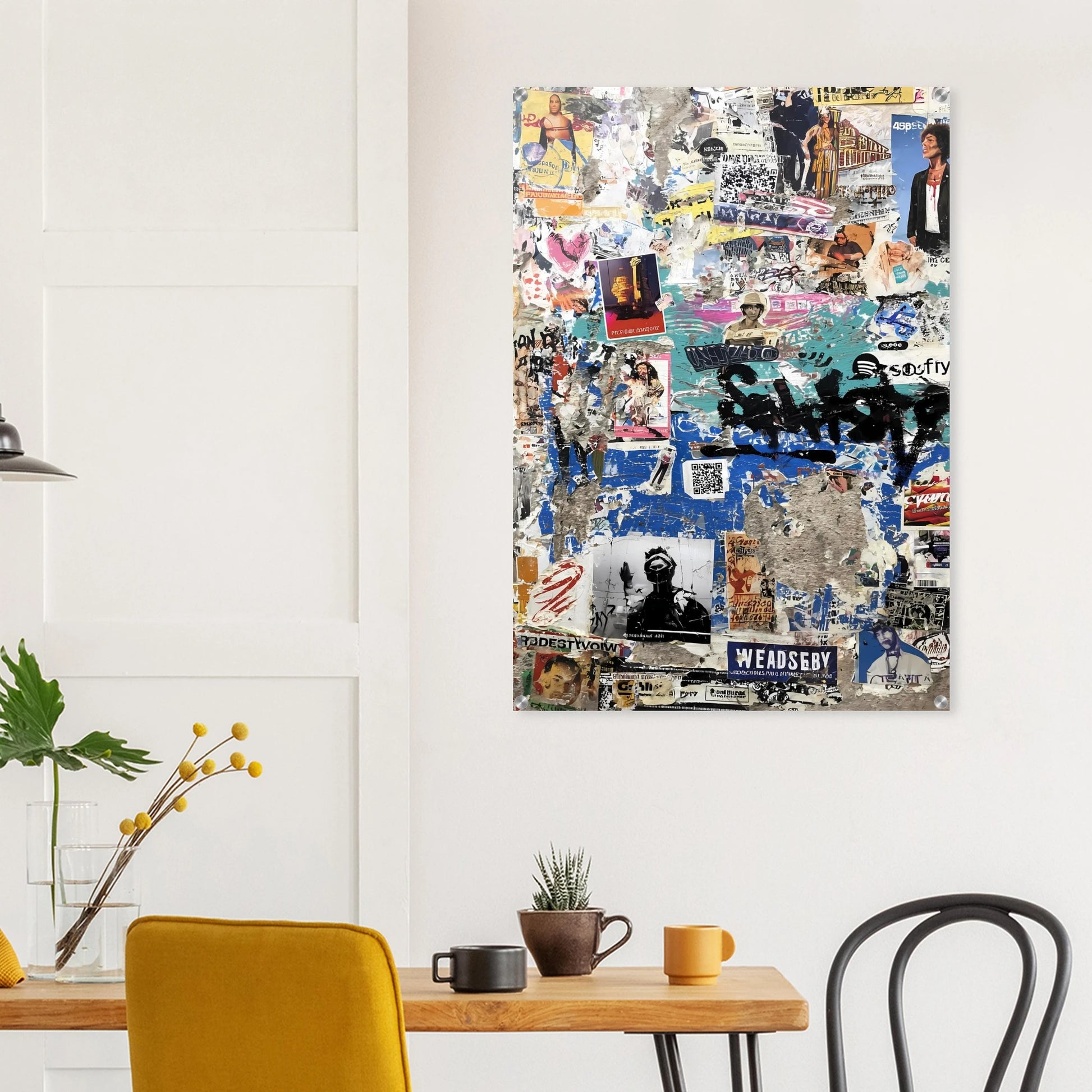 Le Mur Affiché — tableau plexiglas — vue 8 — art mural STNCL