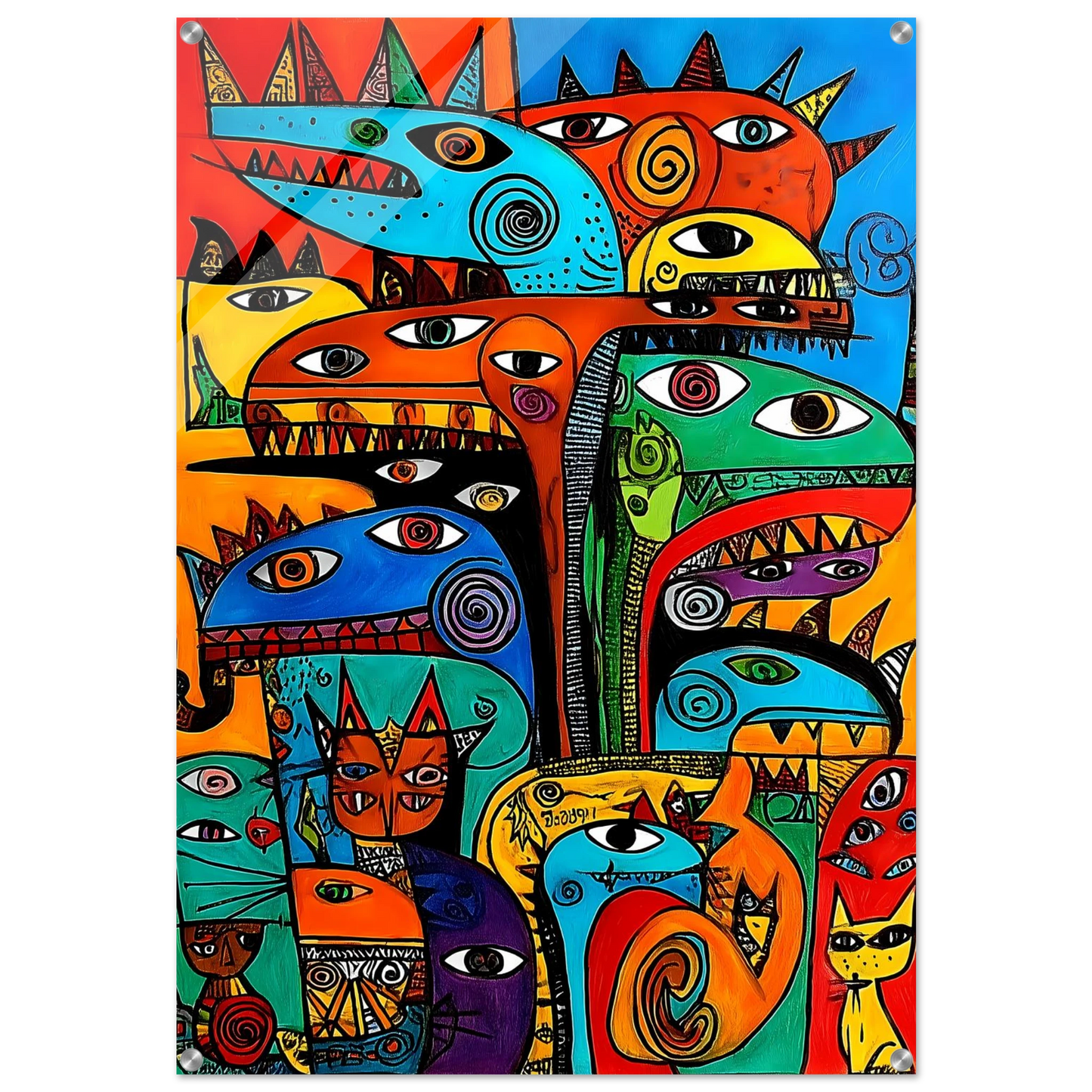 La Tribu — tableau plexiglas — art mural STNCL