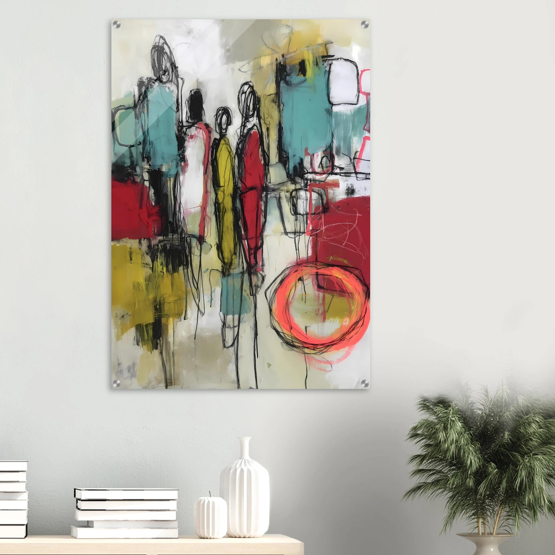 Sédiments d'un Été Brûlé — tableau plexiglas — vue 6 — art mural STNCL