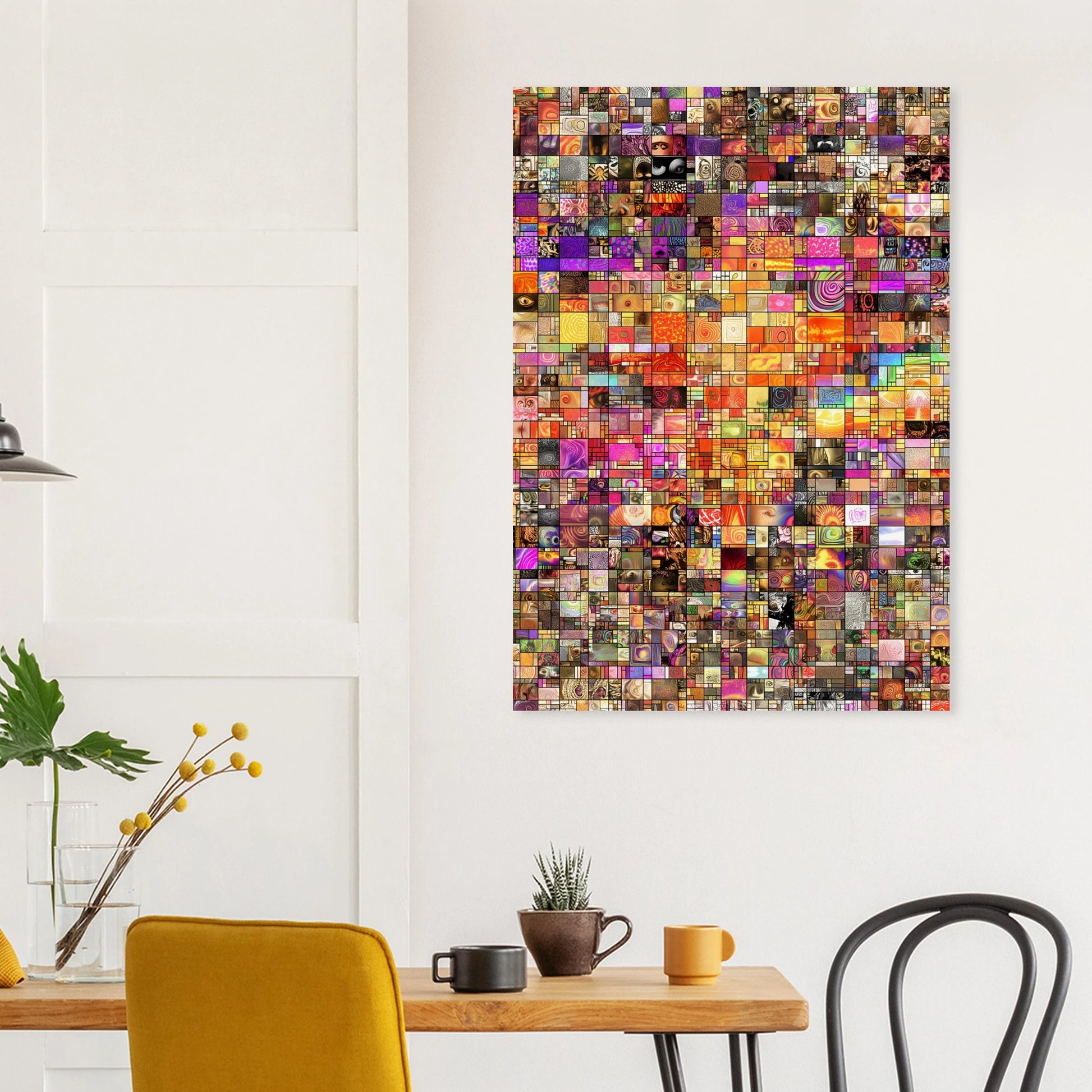 Mosaïque des Mille Mondes — affiche d'art — vue 8 — art mural STNCL
