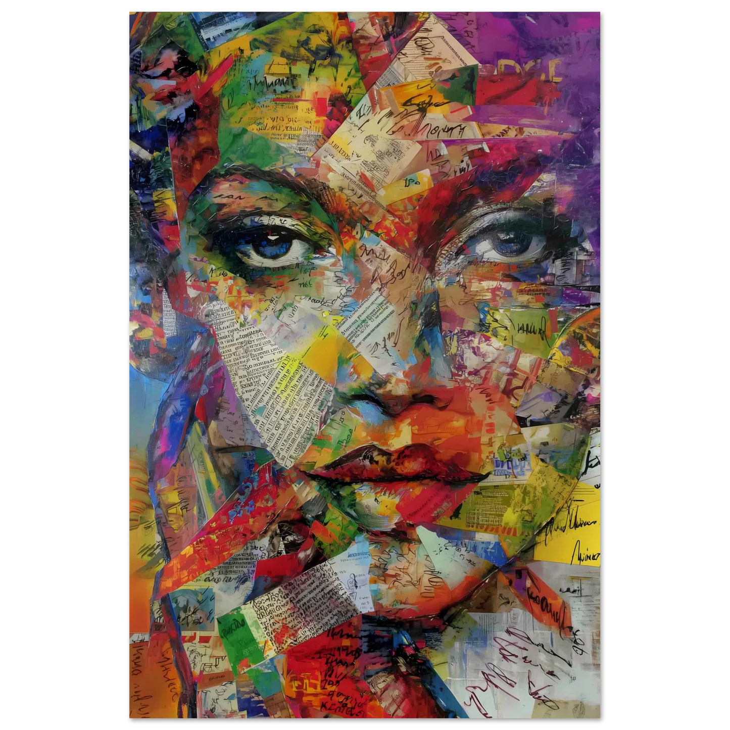 Belle de Papier — affiche d'art — vue 4 — art mural STNCL