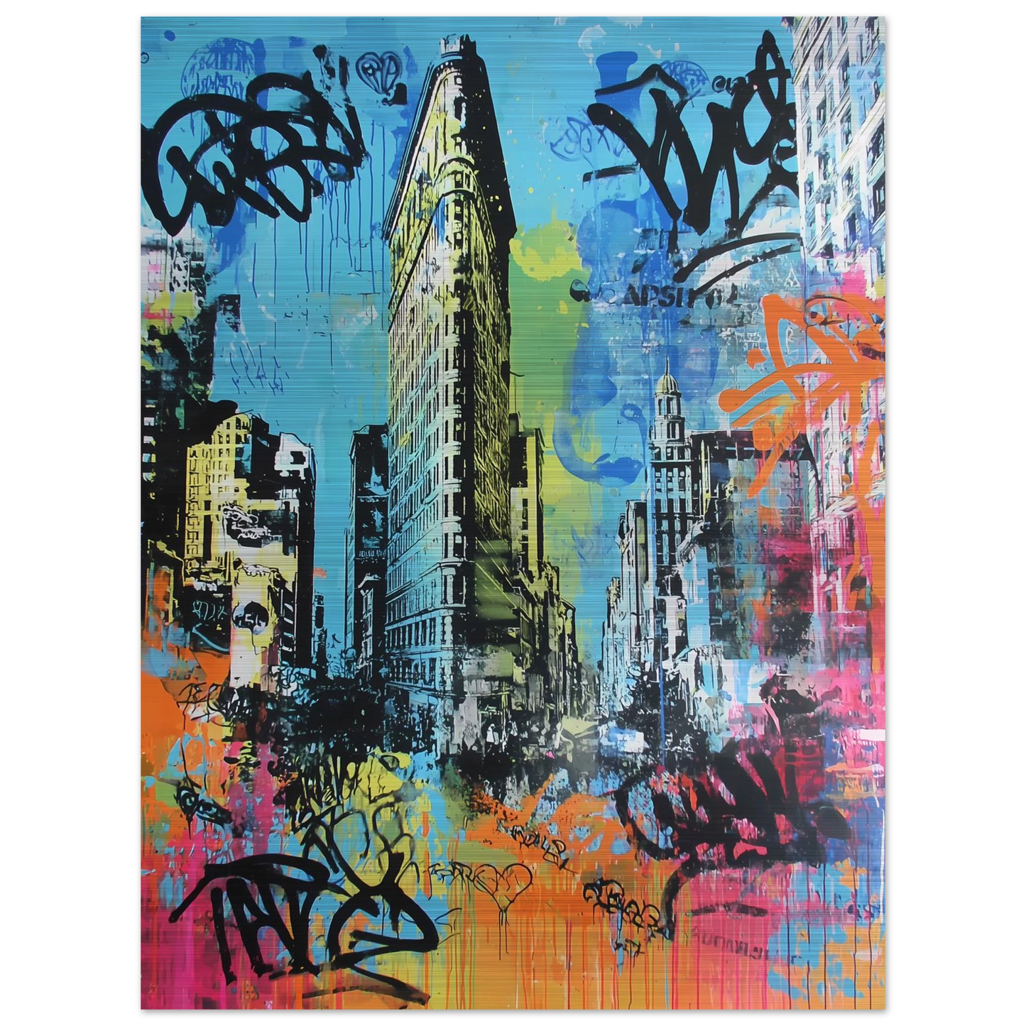 Proue de Manhattan — tableau aluminium — vue 2 — art mural STNCL