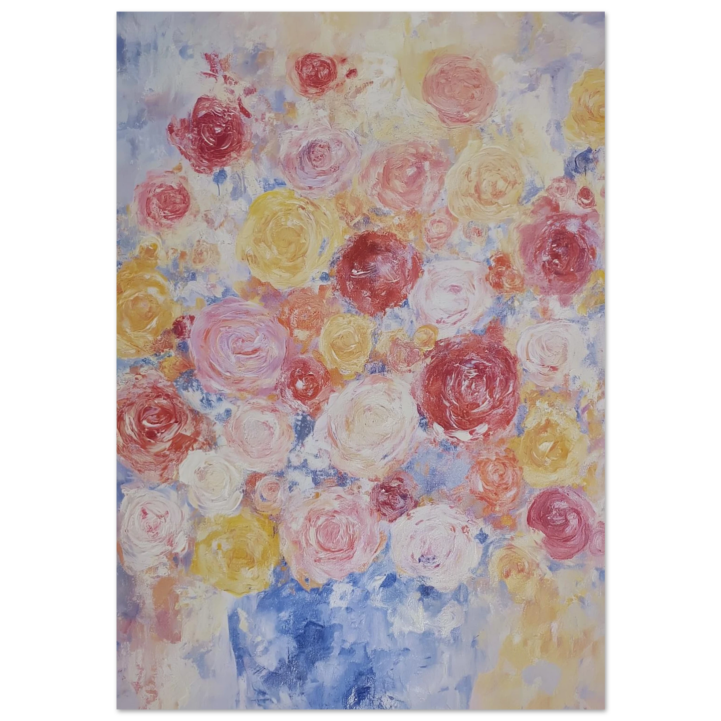 Valse des Roses en Juin — tableau aluminium — art mural STNCL