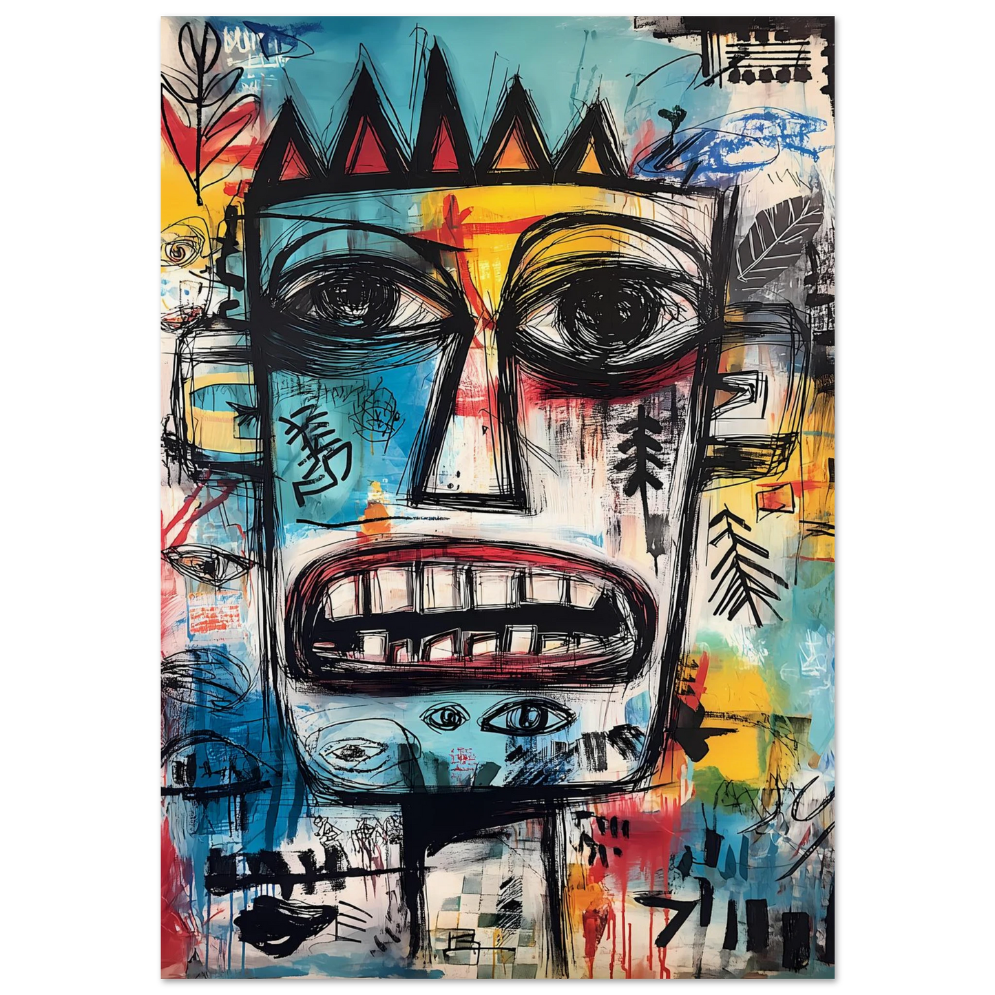 Roi Primitif — affiche d'art — art mural STNCL