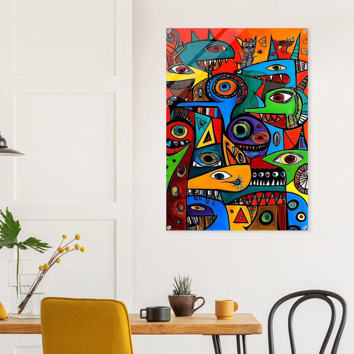 Prolifération — tableau plexiglas — vue 8 — art mural STNCL