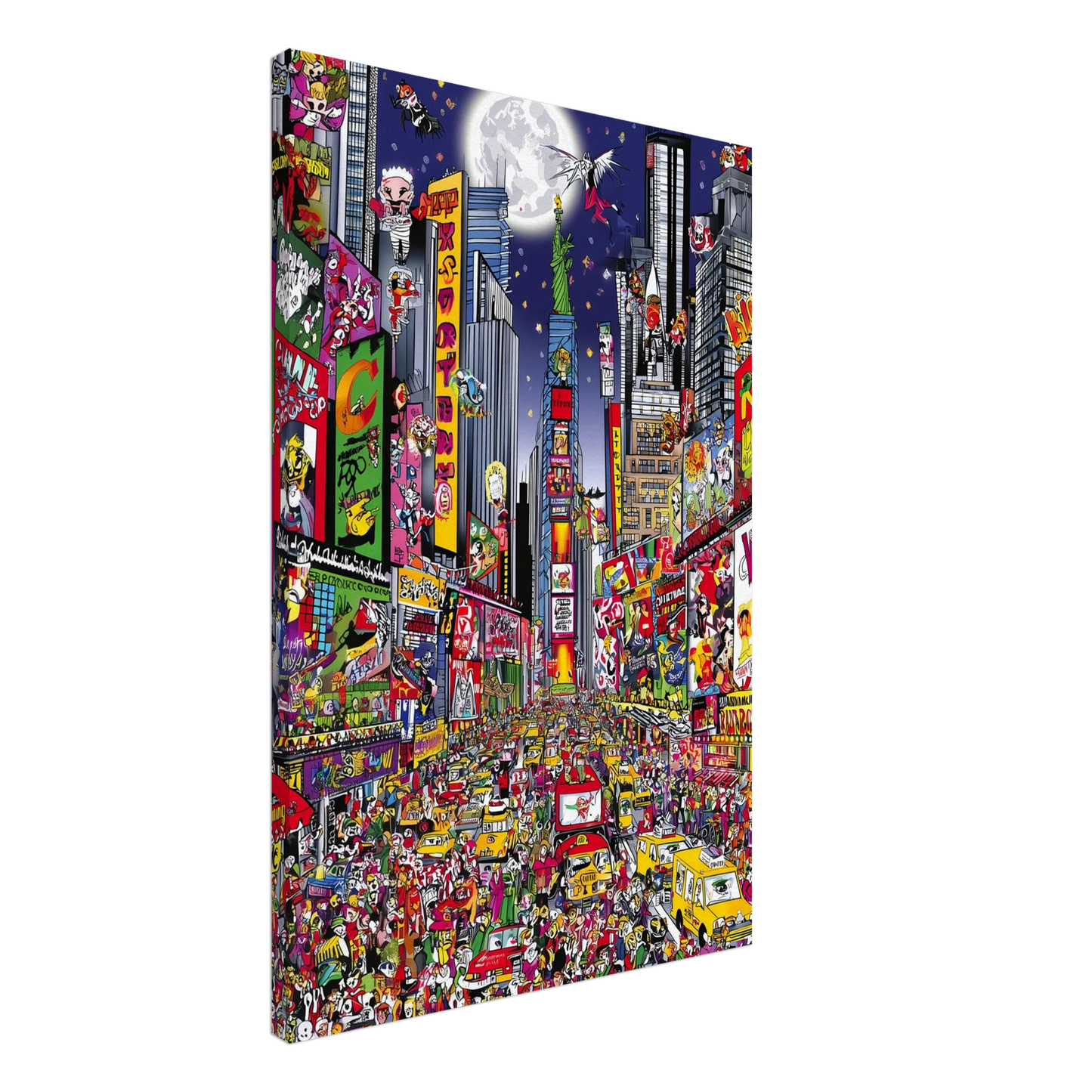 Times Square en Fête — tableau sur toile — vue 2 — art mural STNCL