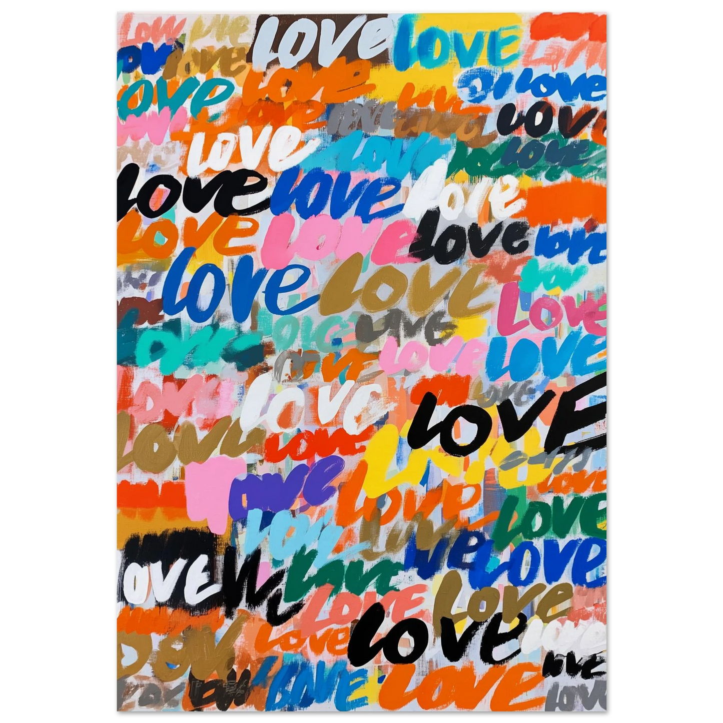 Amour en Mille Couleurs — affiche d'art — art mural STNCL