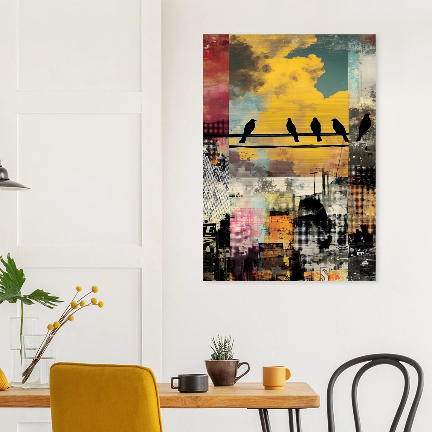 Perchoir Urbain — tableau aluminium — vue 8 — art mural STNCL