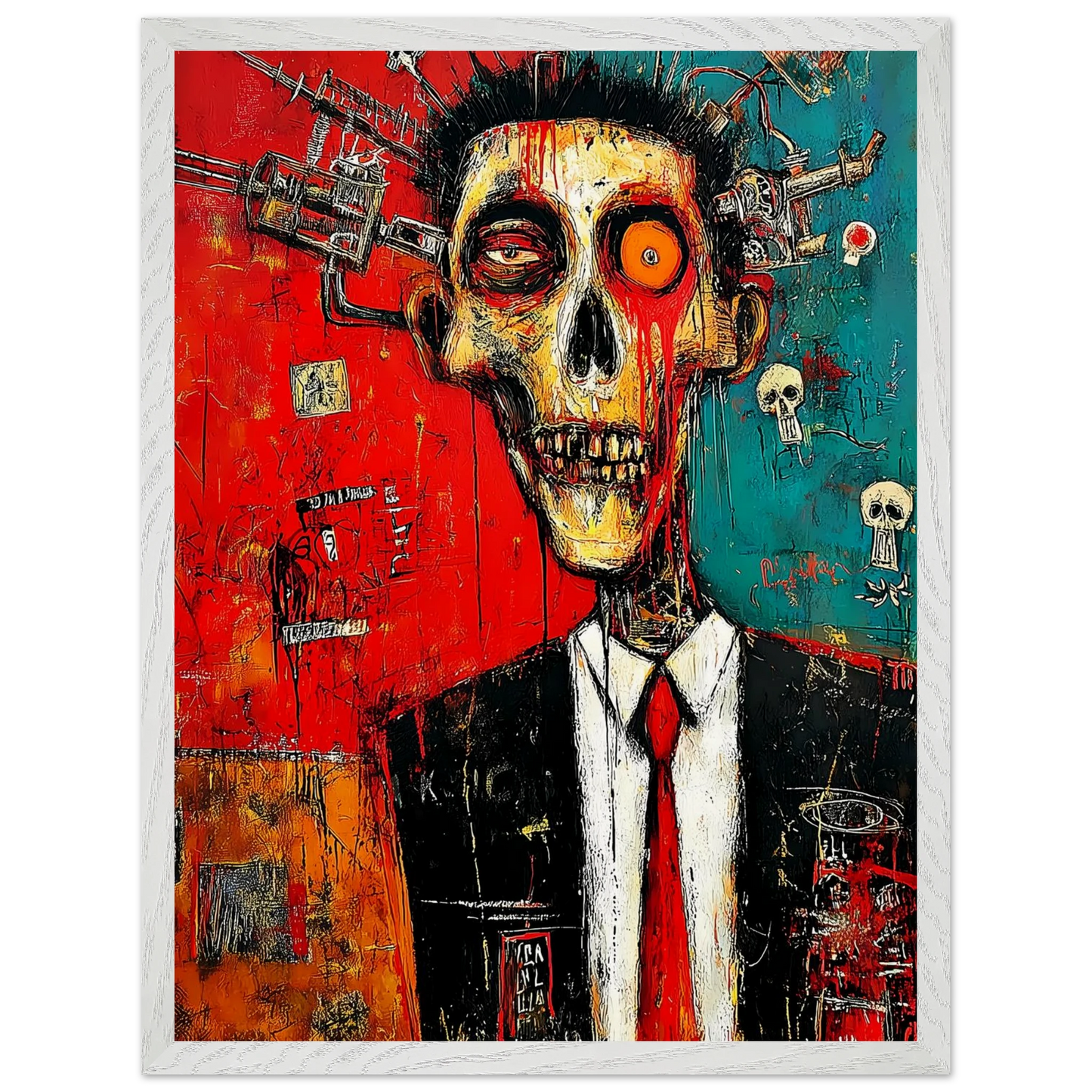 Cadre Mortel — tableau encadre bois — vue 8 — art mural STNCL