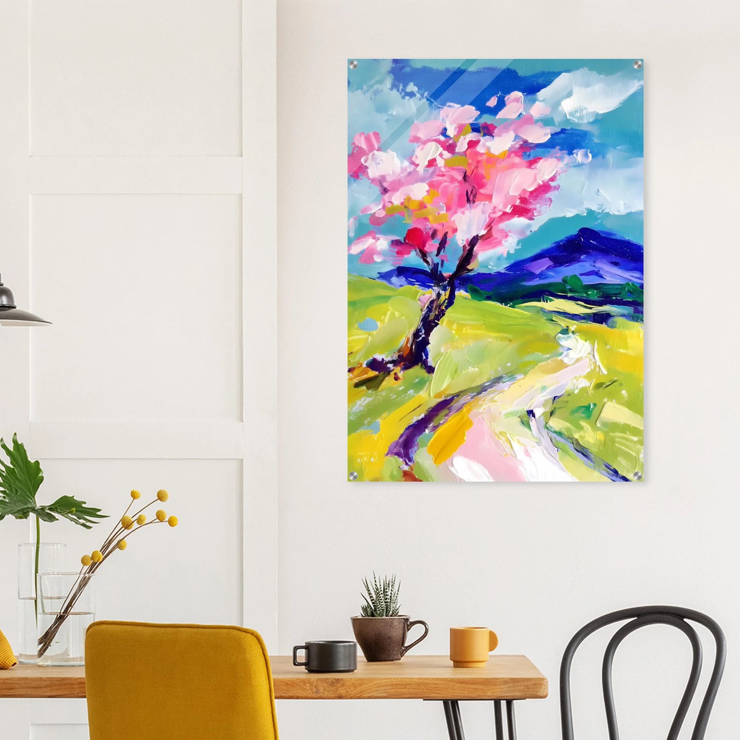 L'Arbre en Fleurs — tableau plexiglas — vue 8 — art mural STNCL