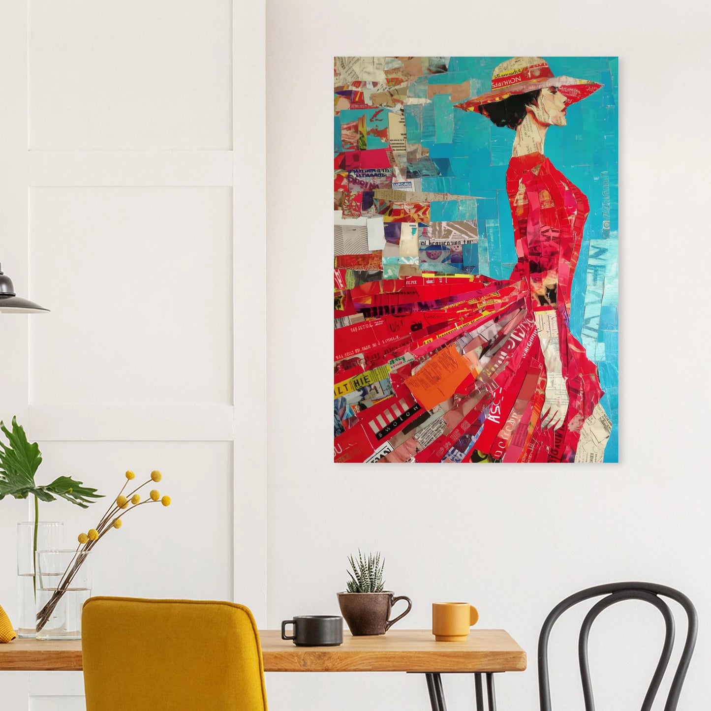 La Robe Rouge — affiche d'art — vue 8 — art mural STNCL