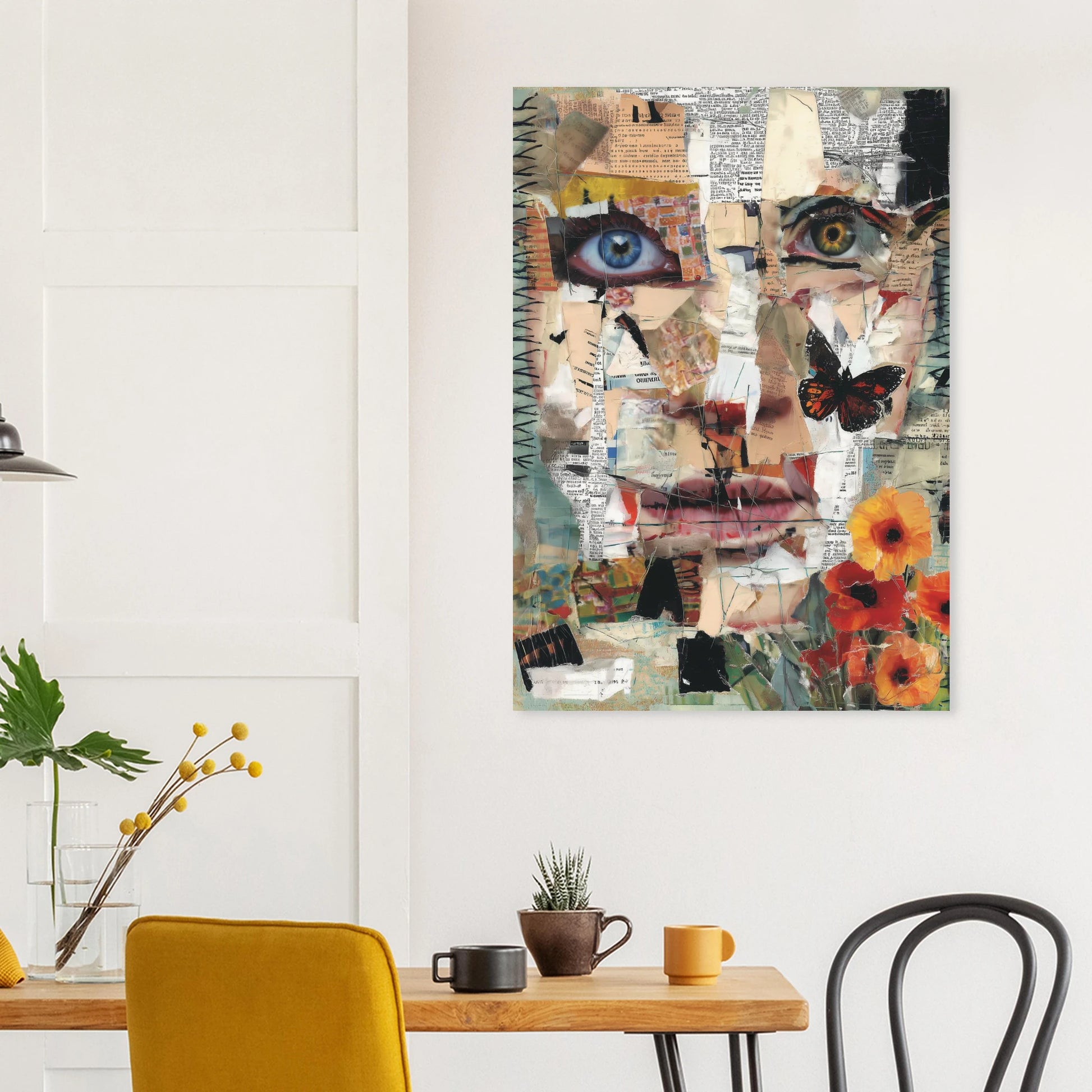 Le Visage de Papier — affiche d'art — vue 8 — art mural STNCL