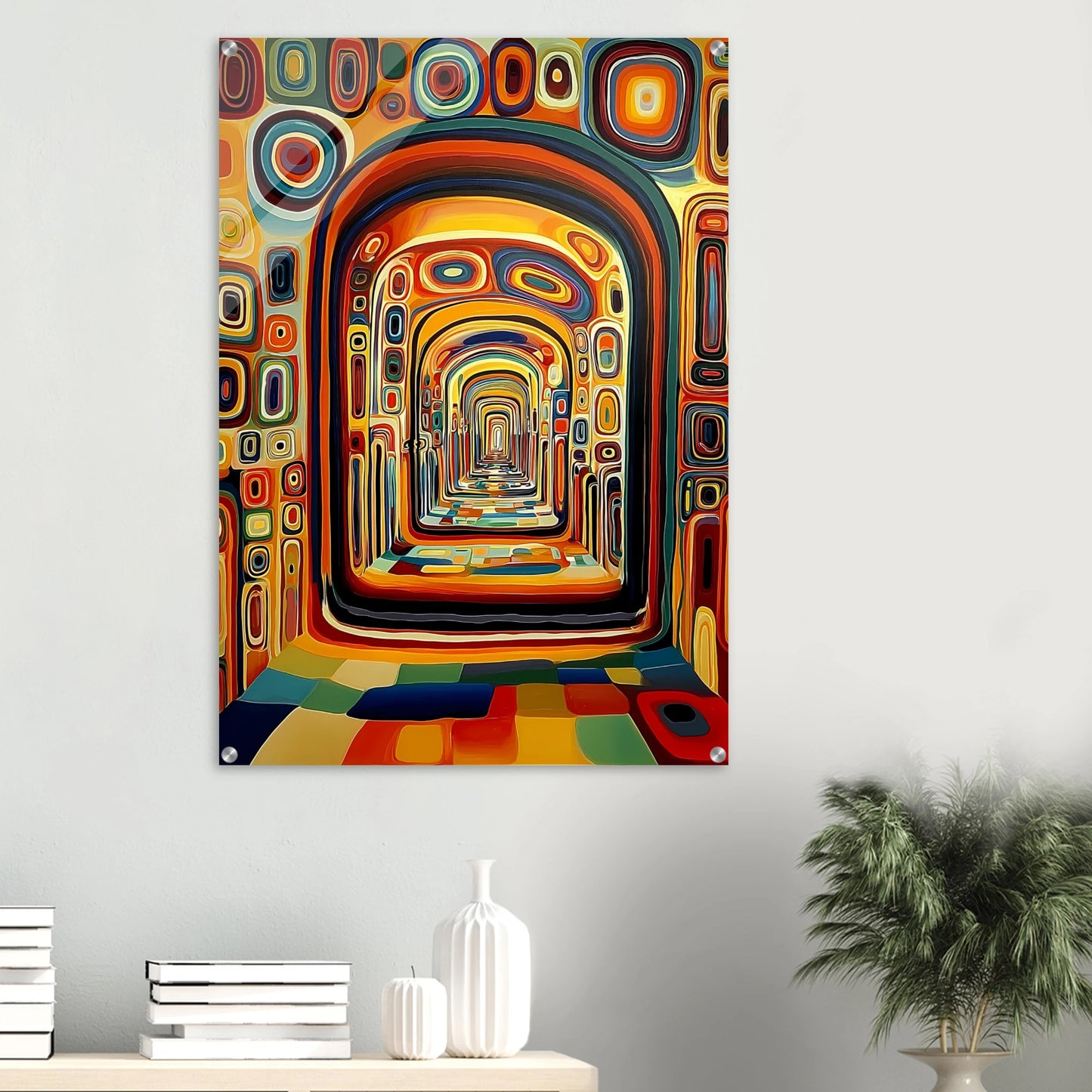 Enfilade Sans Fin — tableau plexiglas — vue 6 — art mural STNCL