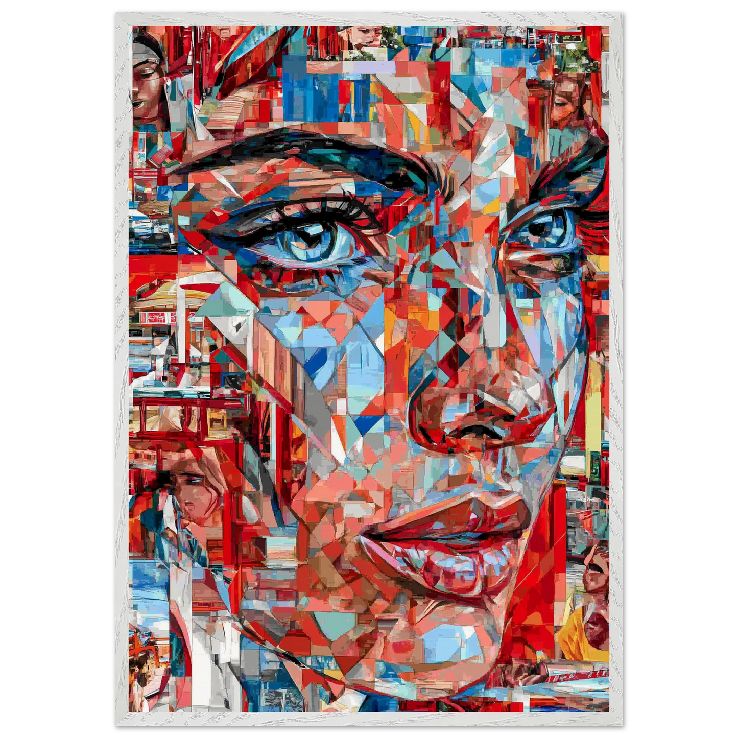 Éclats de Femme — tableau encadre bois — vue 5 — art mural STNCL