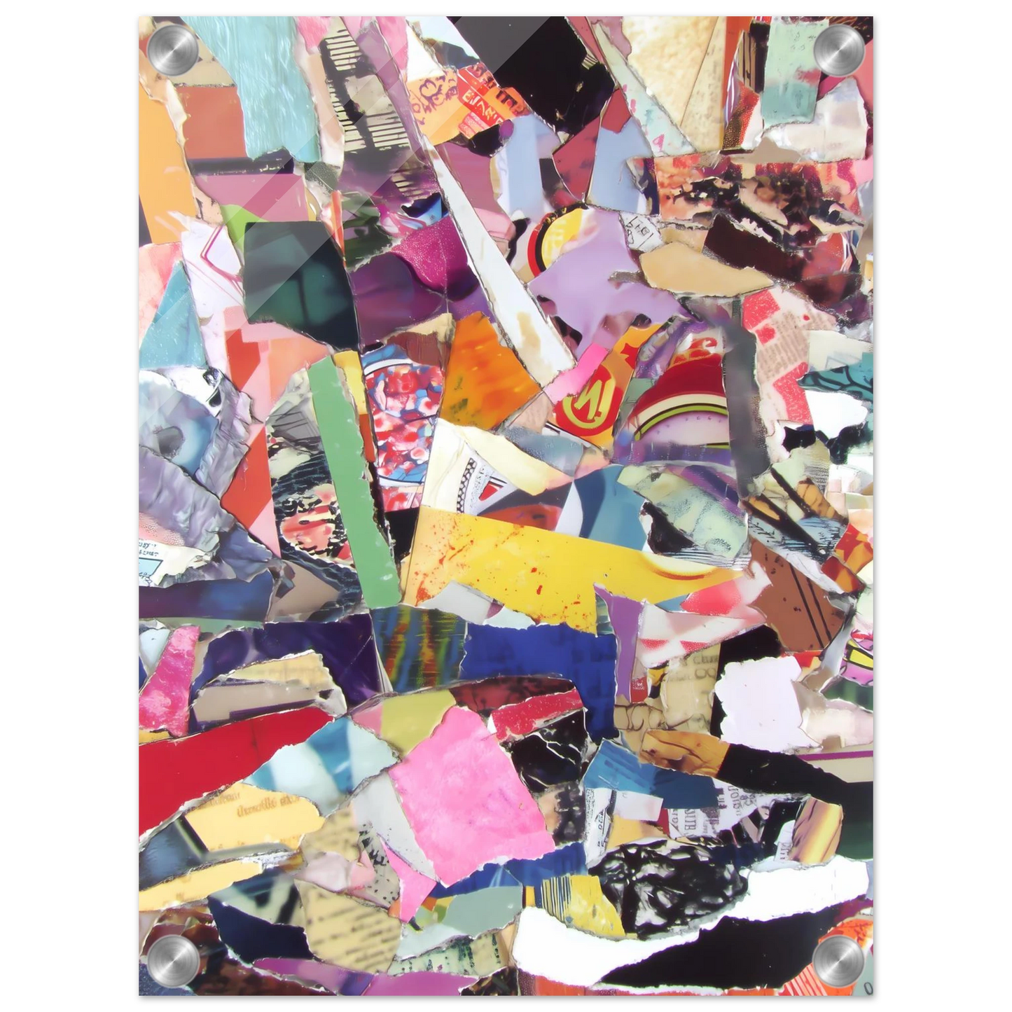 Fragments d'une Ville — tableau plexiglas — vue 3 — art mural STNCL