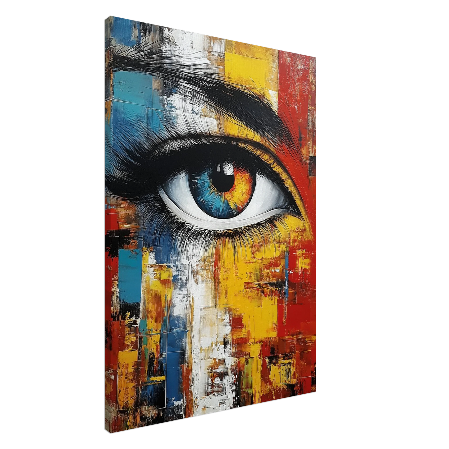 L'Iris aux Mille Teintes — tableau sur toile — art mural STNCL