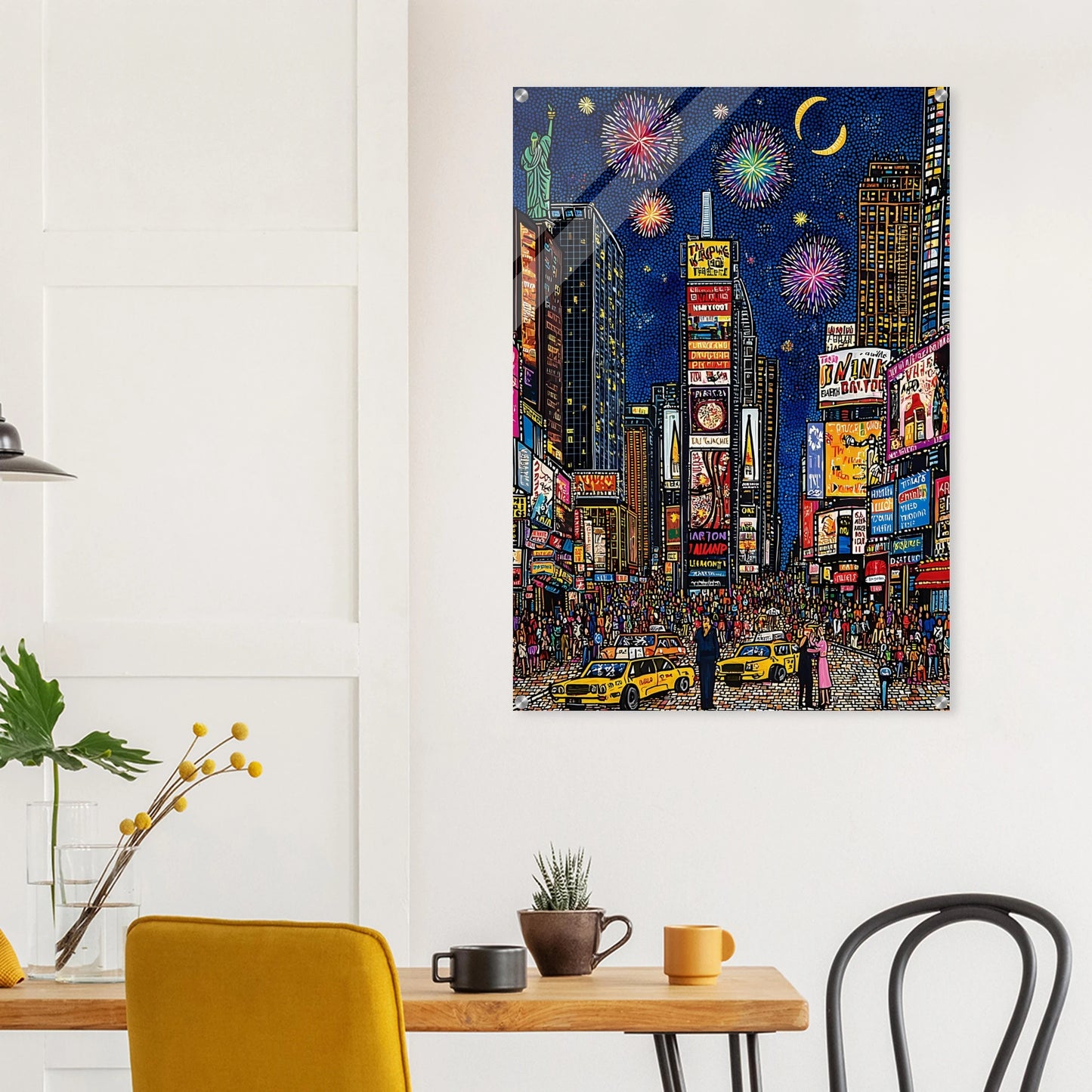 New York en Fête — tableau plexiglas — vue 8 — art mural STNCL