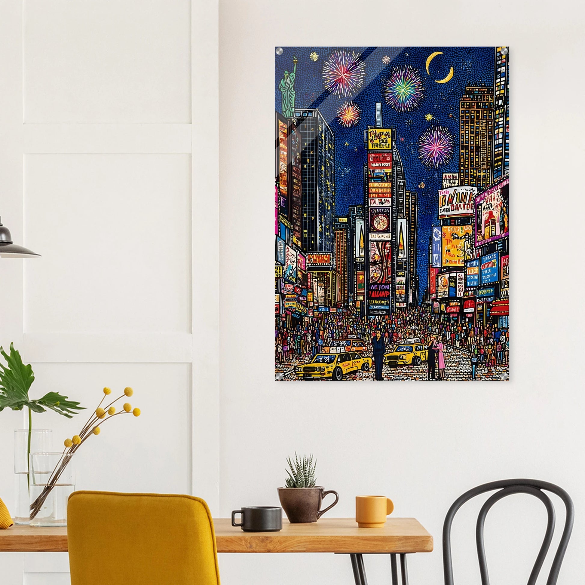 New York en Fête — tableau plexiglas — vue 8 — art mural STNCL