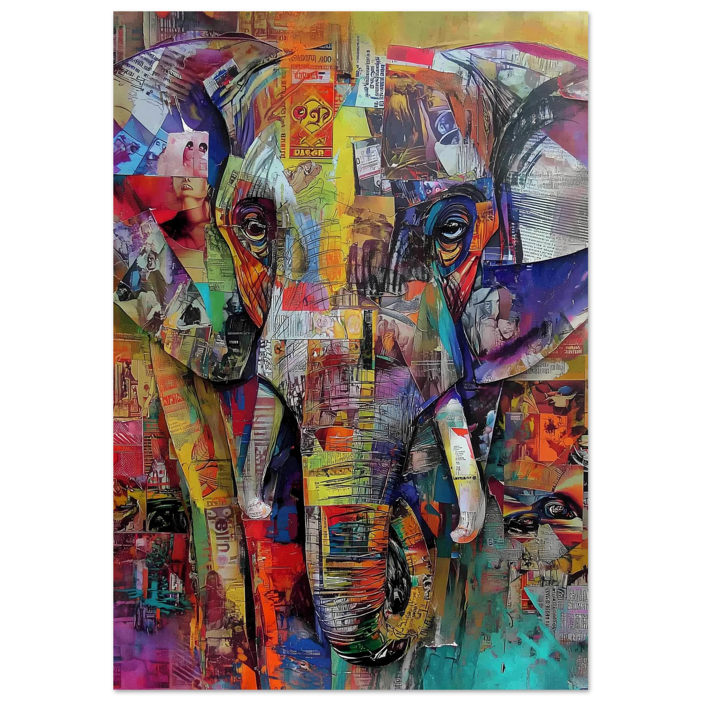 Éléphant de Papier — affiche d'art — art mural STNCL