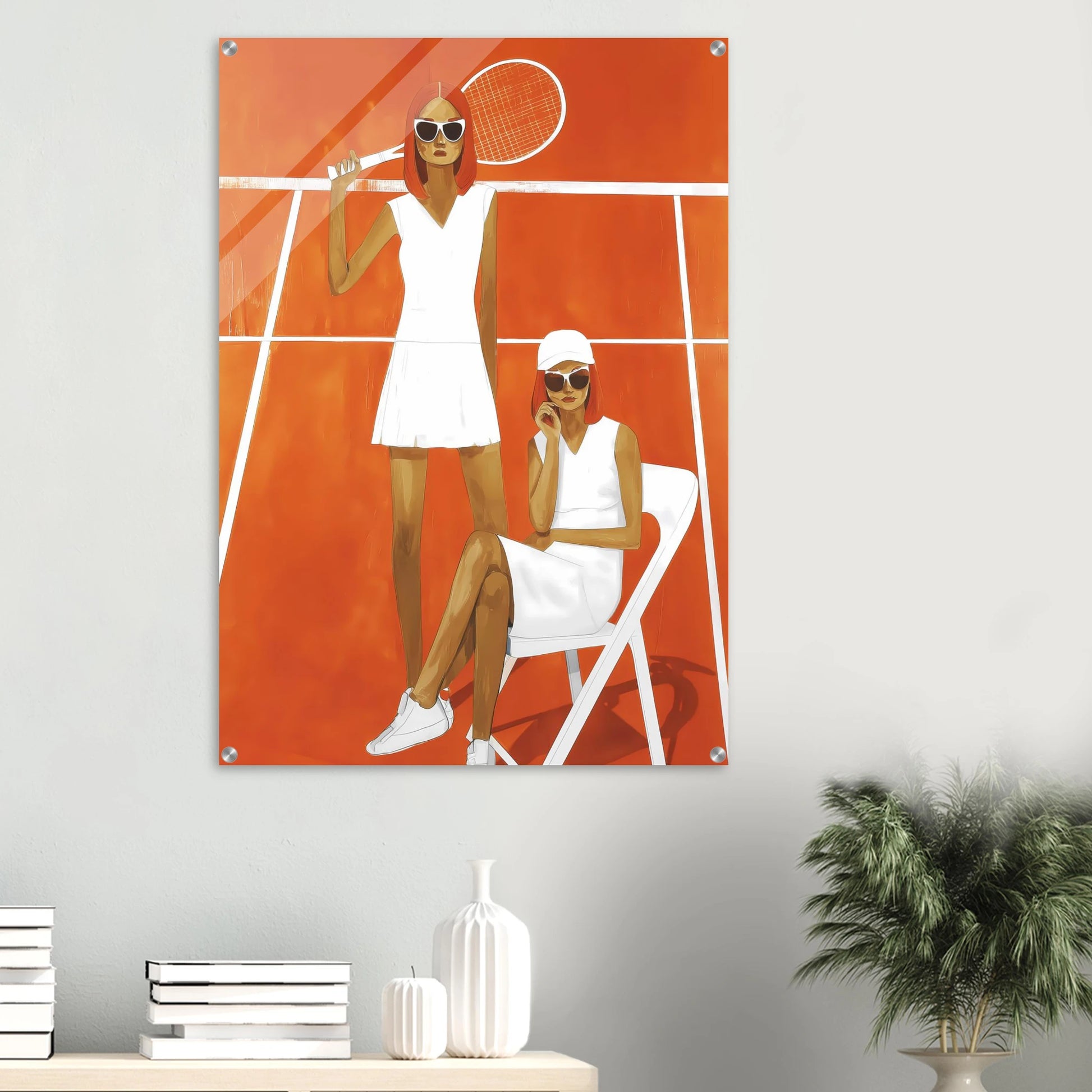 Deux Sets — tableau plexiglas — vue 6 — art mural STNCL