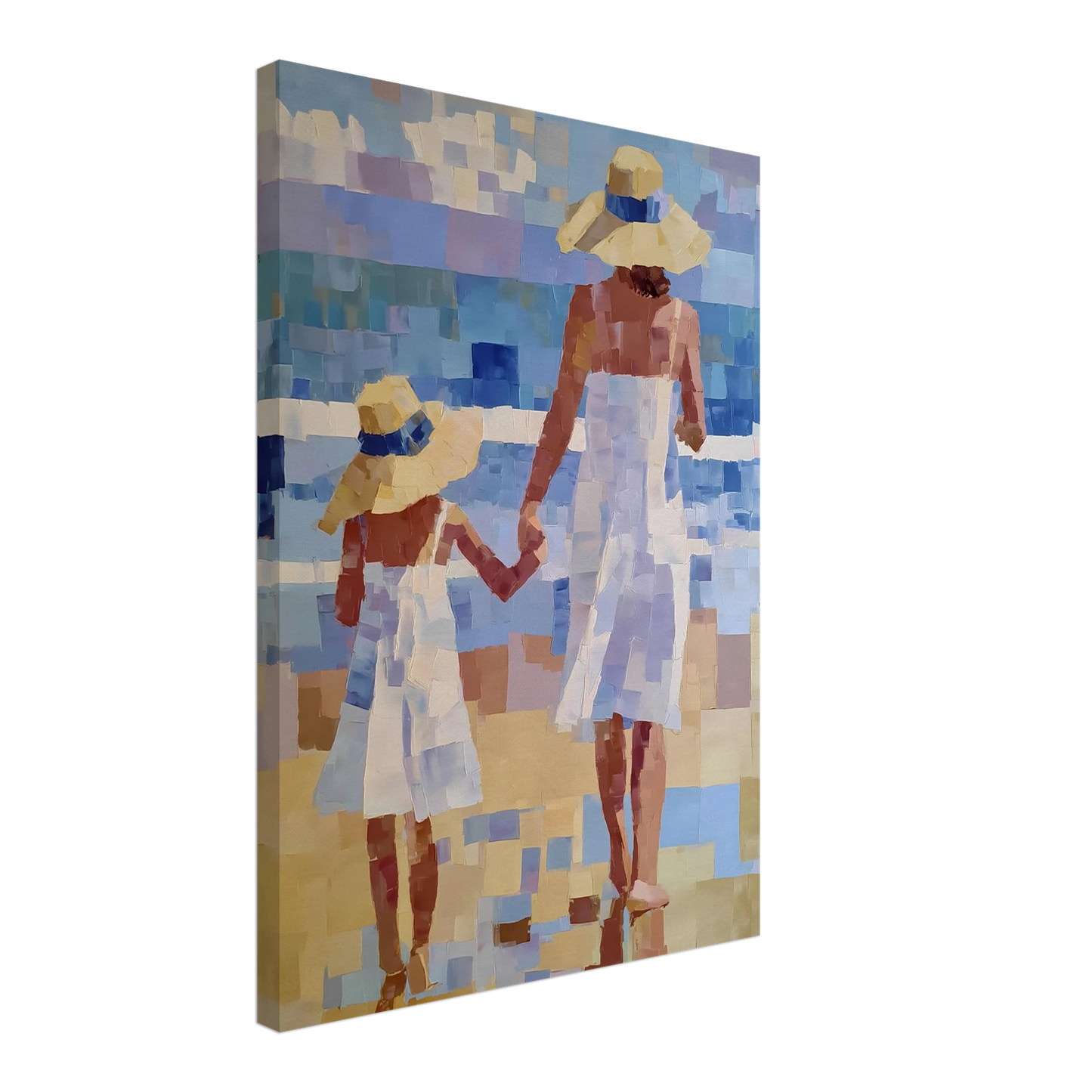 Main dans la Main — tableau sur toile — vue 3 — art mural STNCL