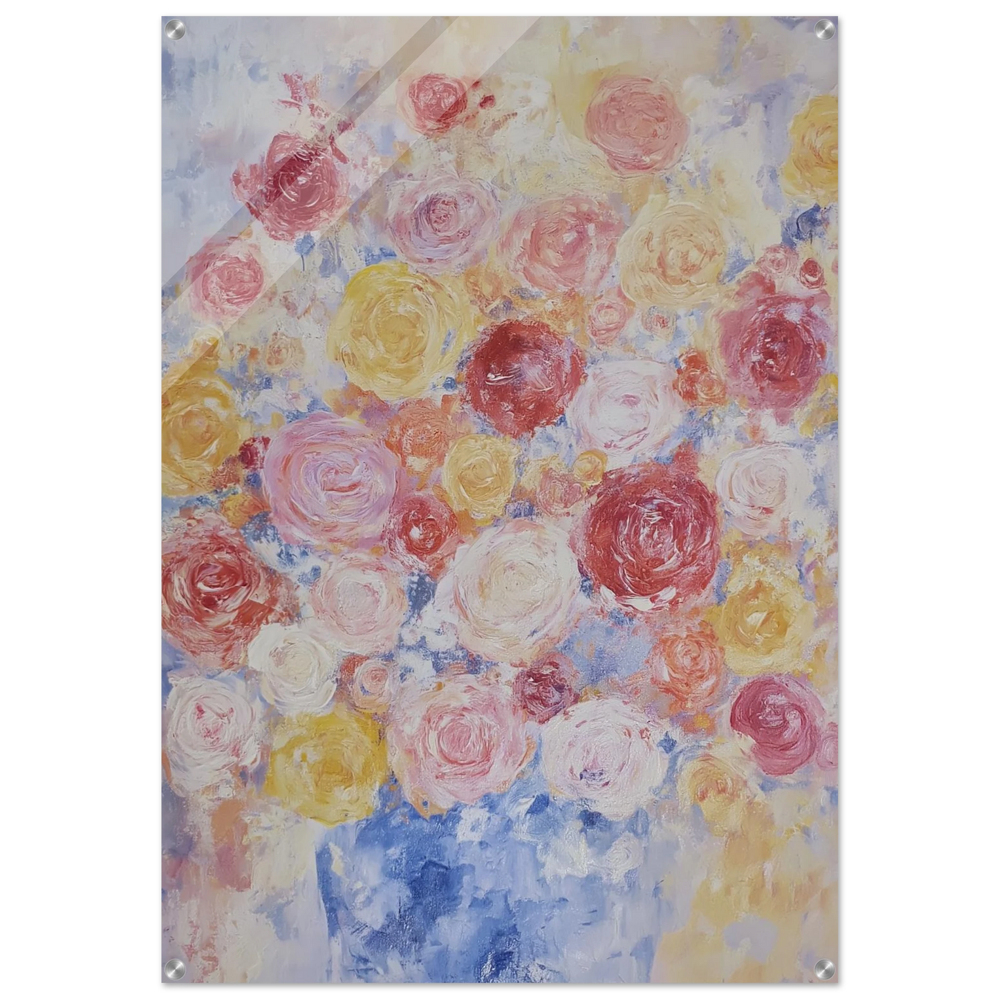 Valse des Roses en Juin — tableau plexiglas — art mural STNCL