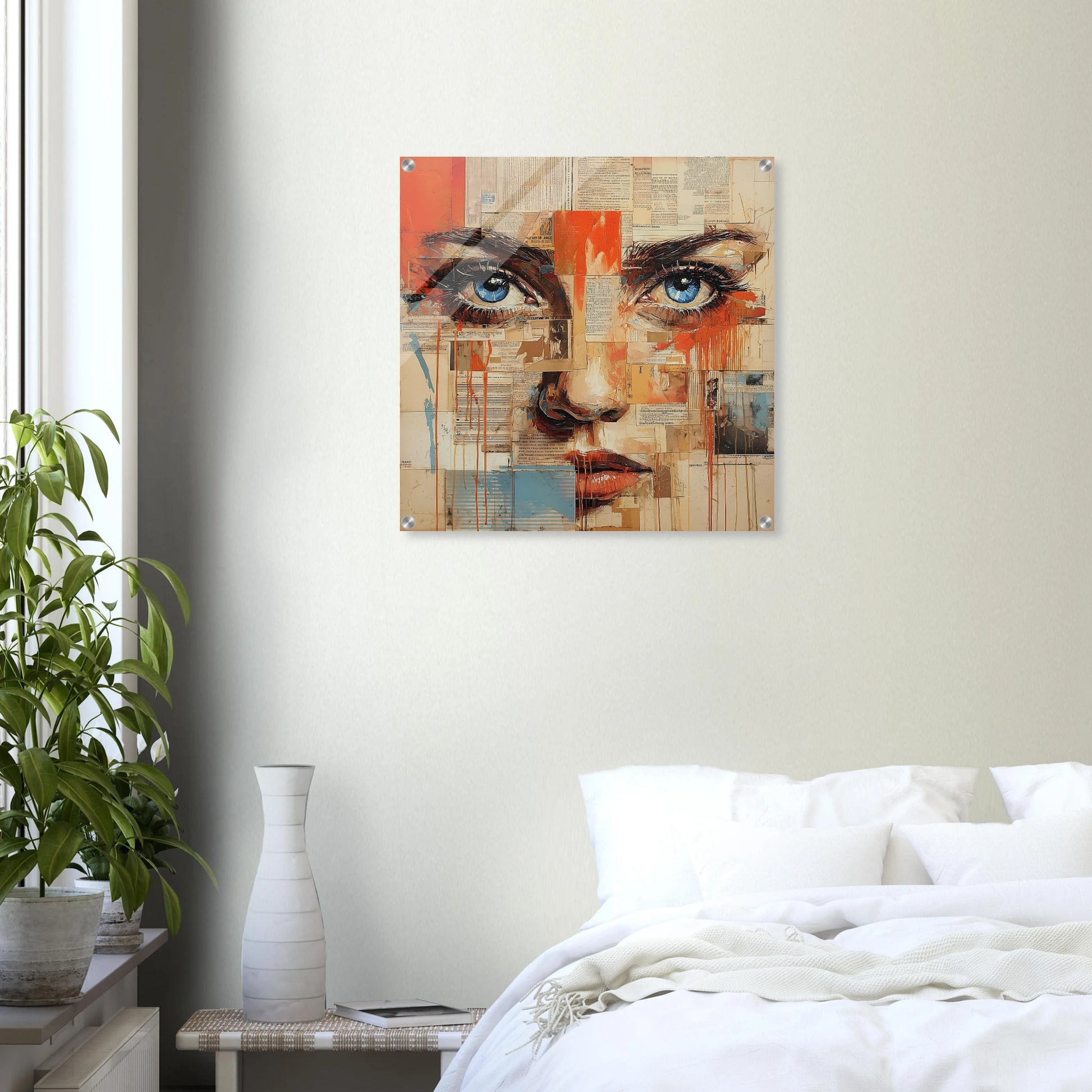 Sur les Pages — tableau plexiglas — vue 6 — art mural STNCL