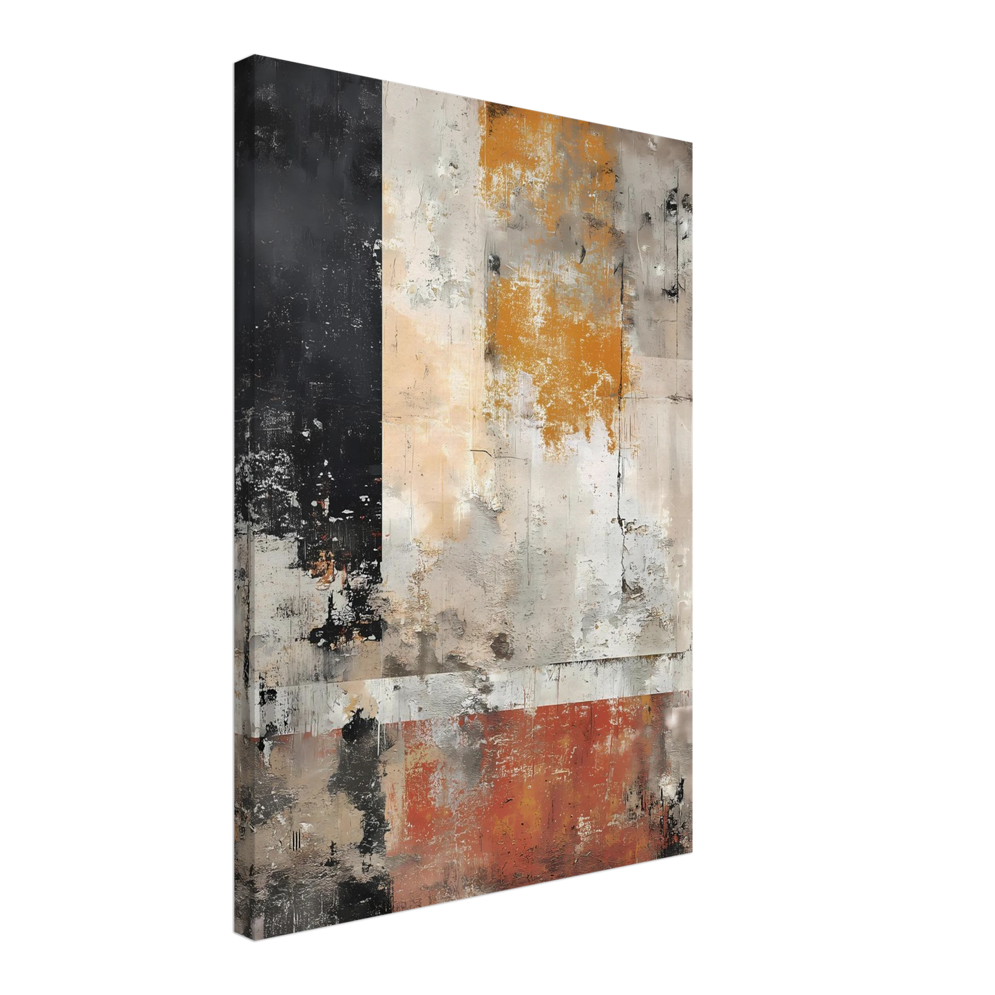 Champs de Patine — tableau sur toile — vue 3 — art mural STNCL
