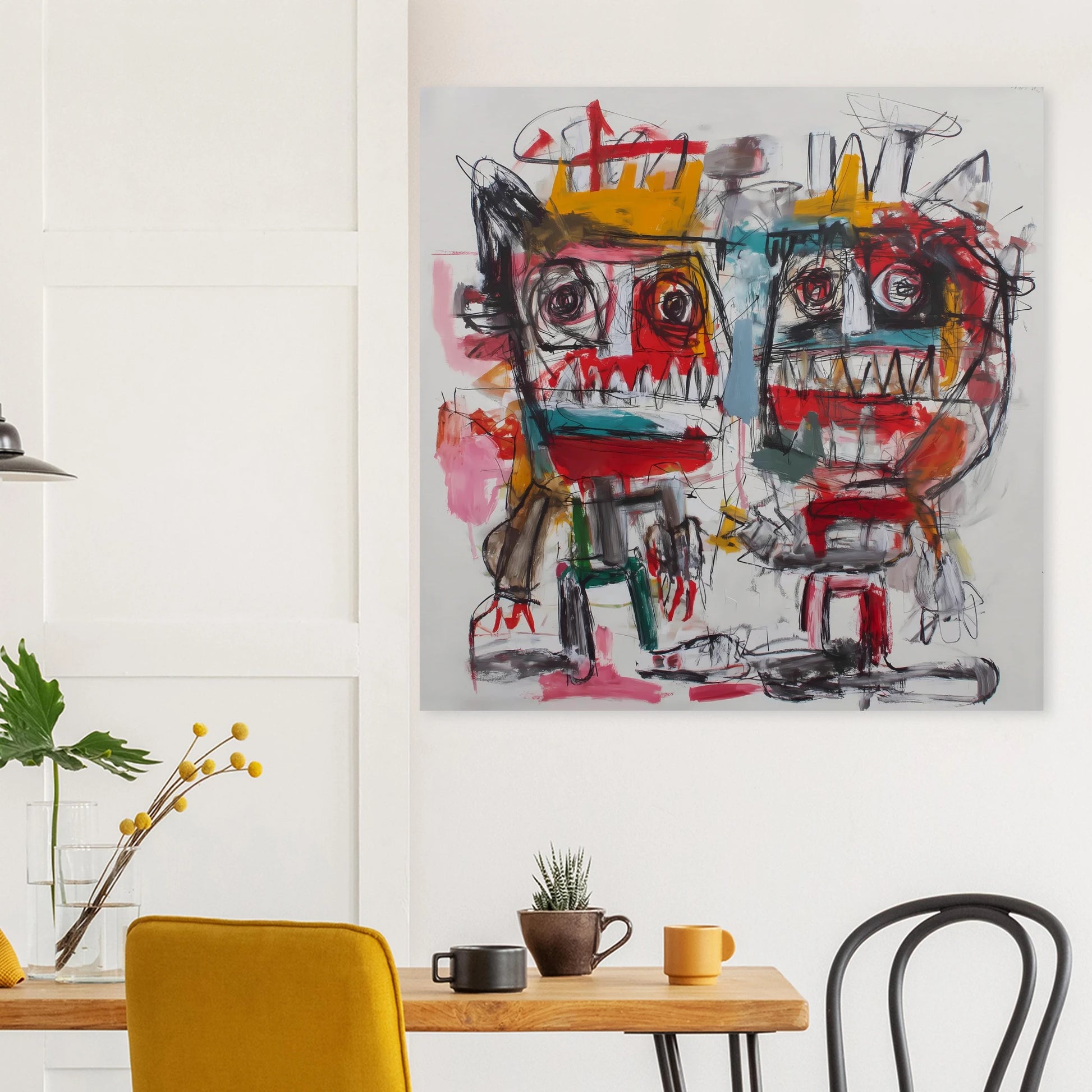 Rois Crânes — affiche d'art — vue 8 — art mural STNCL
