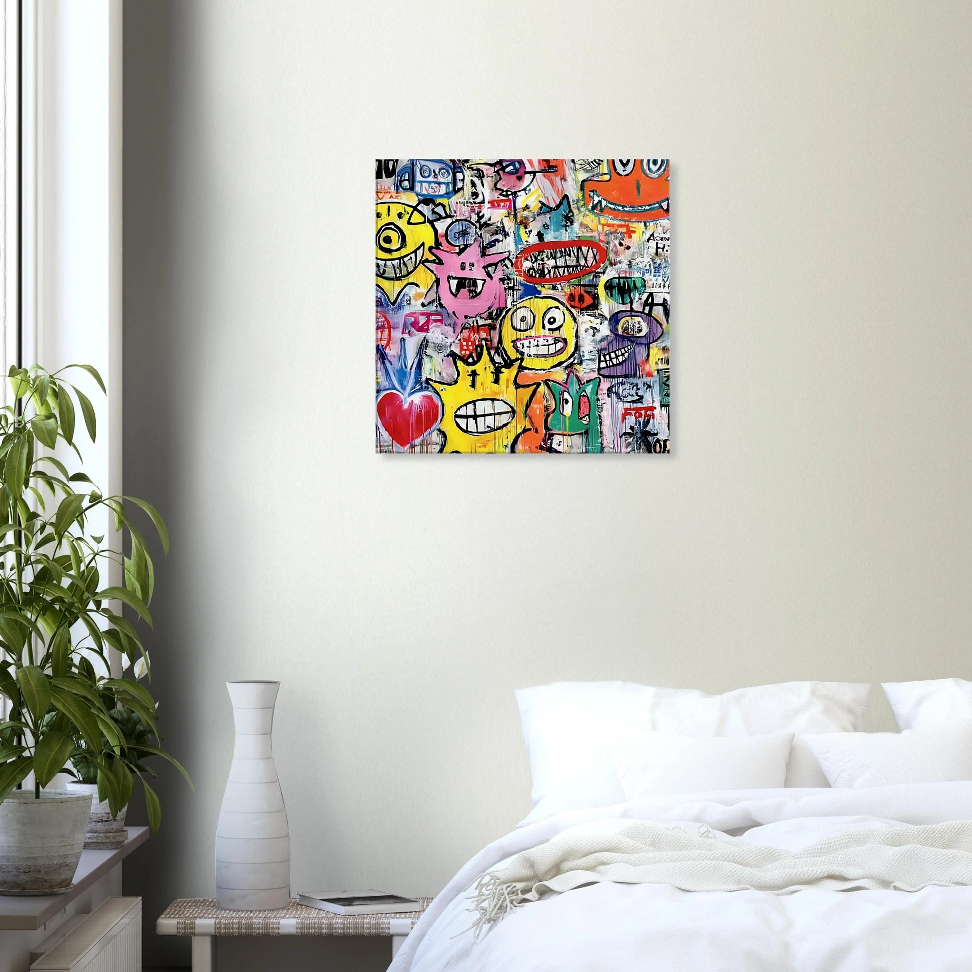 Le Mur aux Monstres — tableau sur toile — vue 6 — art mural STNCL