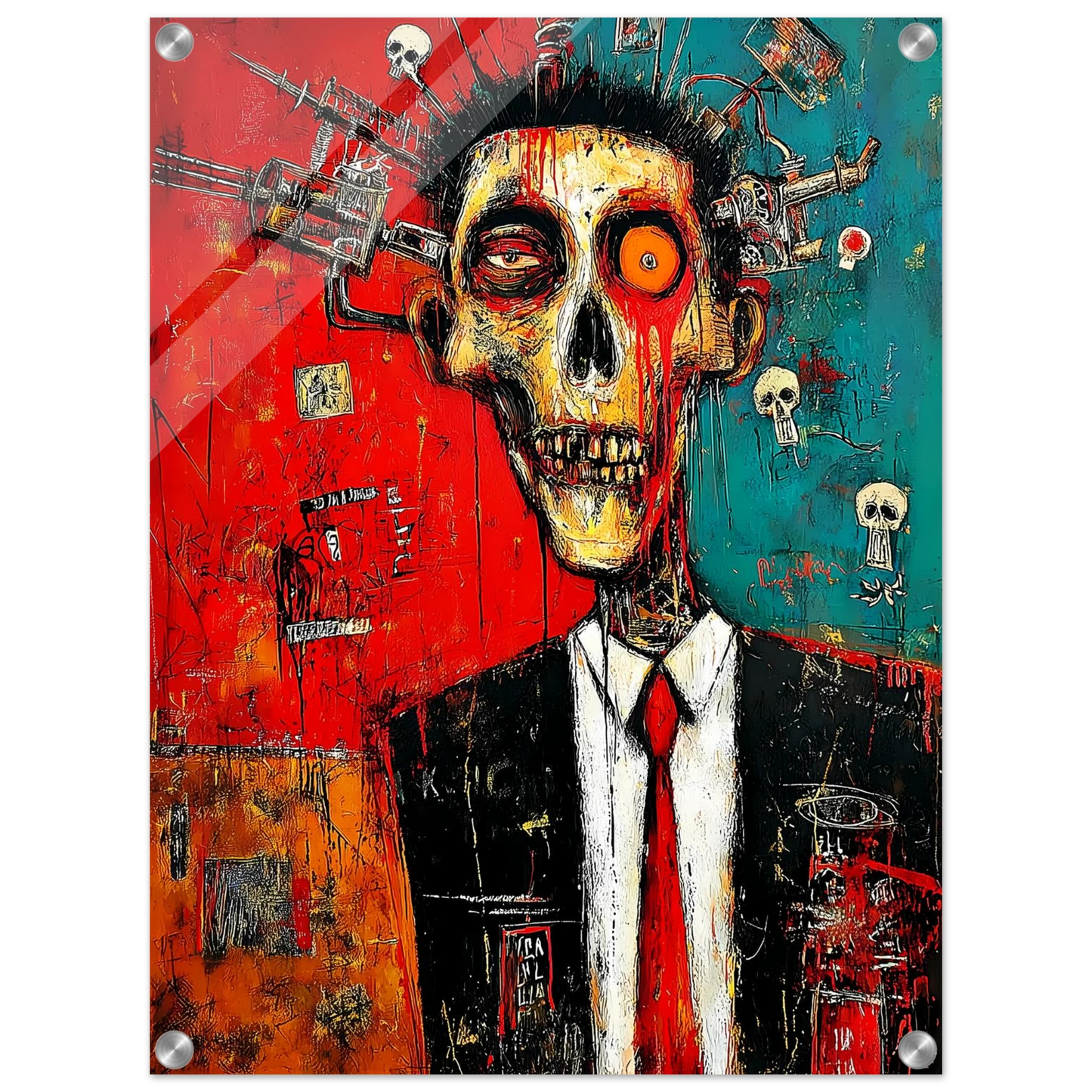Cadre Mortel — tableau plexiglas — vue 4 — art mural STNCL