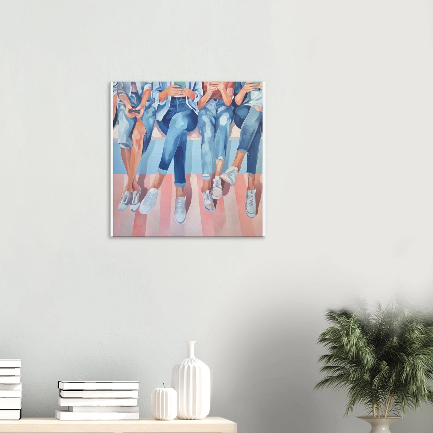 Génération Connectée — tableau sur toile — vue 5 — art mural STNCL