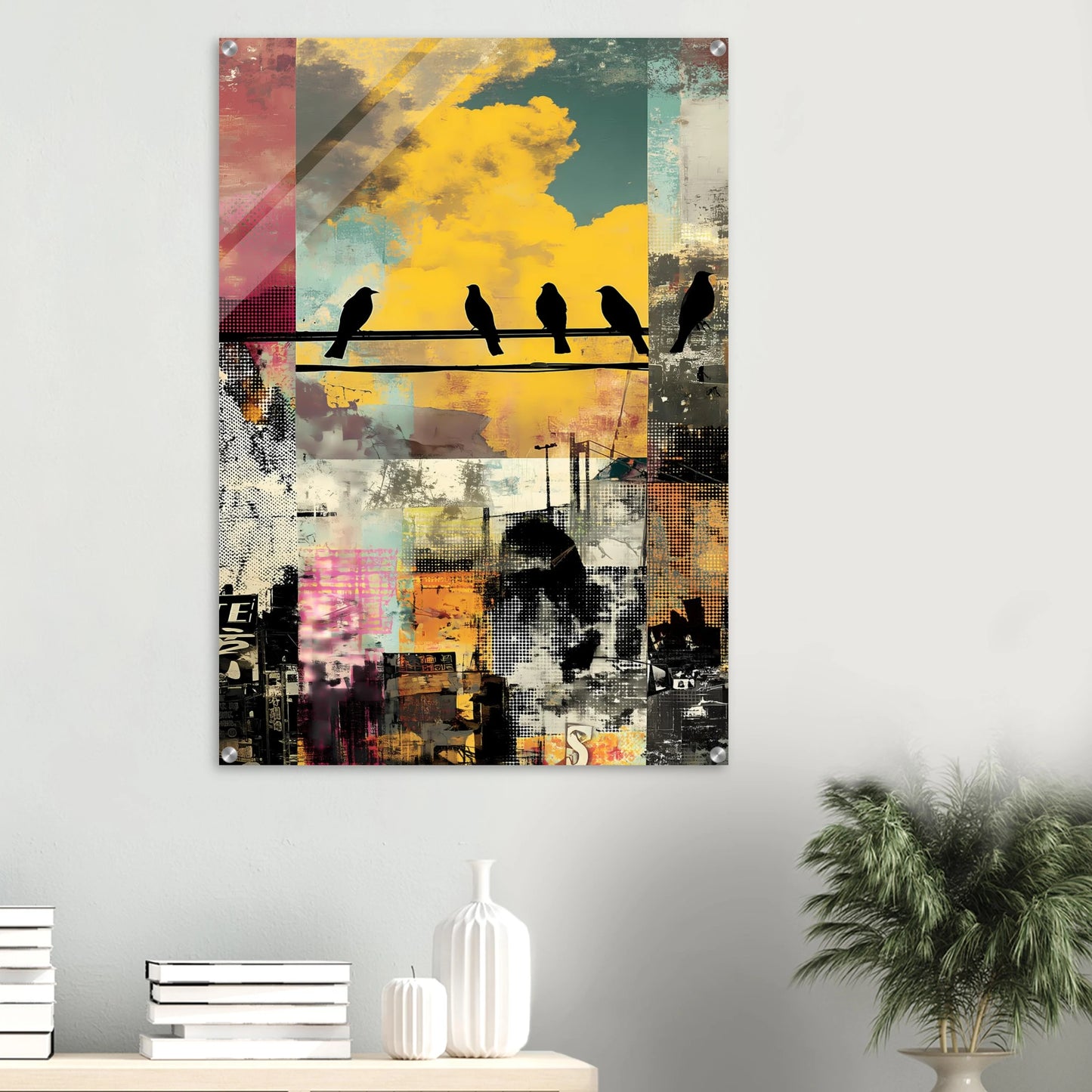 Perchoir Urbain — tableau plexiglas — vue 6 — art mural STNCL