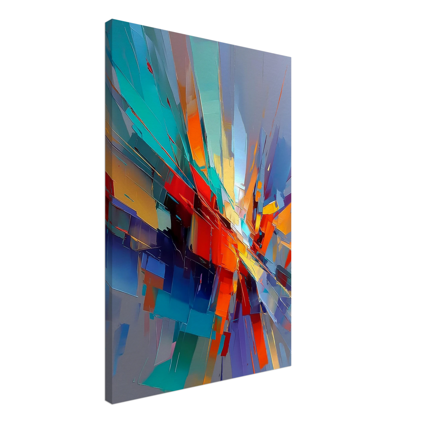 Point de Fuite — tableau sur toile — vue 2 — art mural STNCL