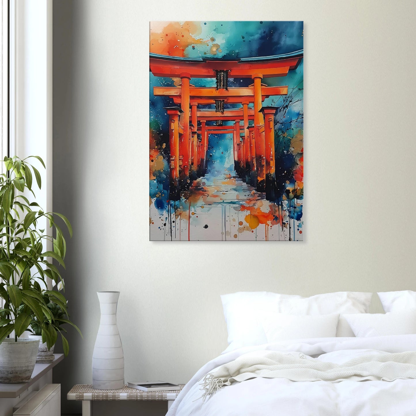 Le Sentier des Mille Portes — tableau sur toile — vue 7 — art mural STNCL
