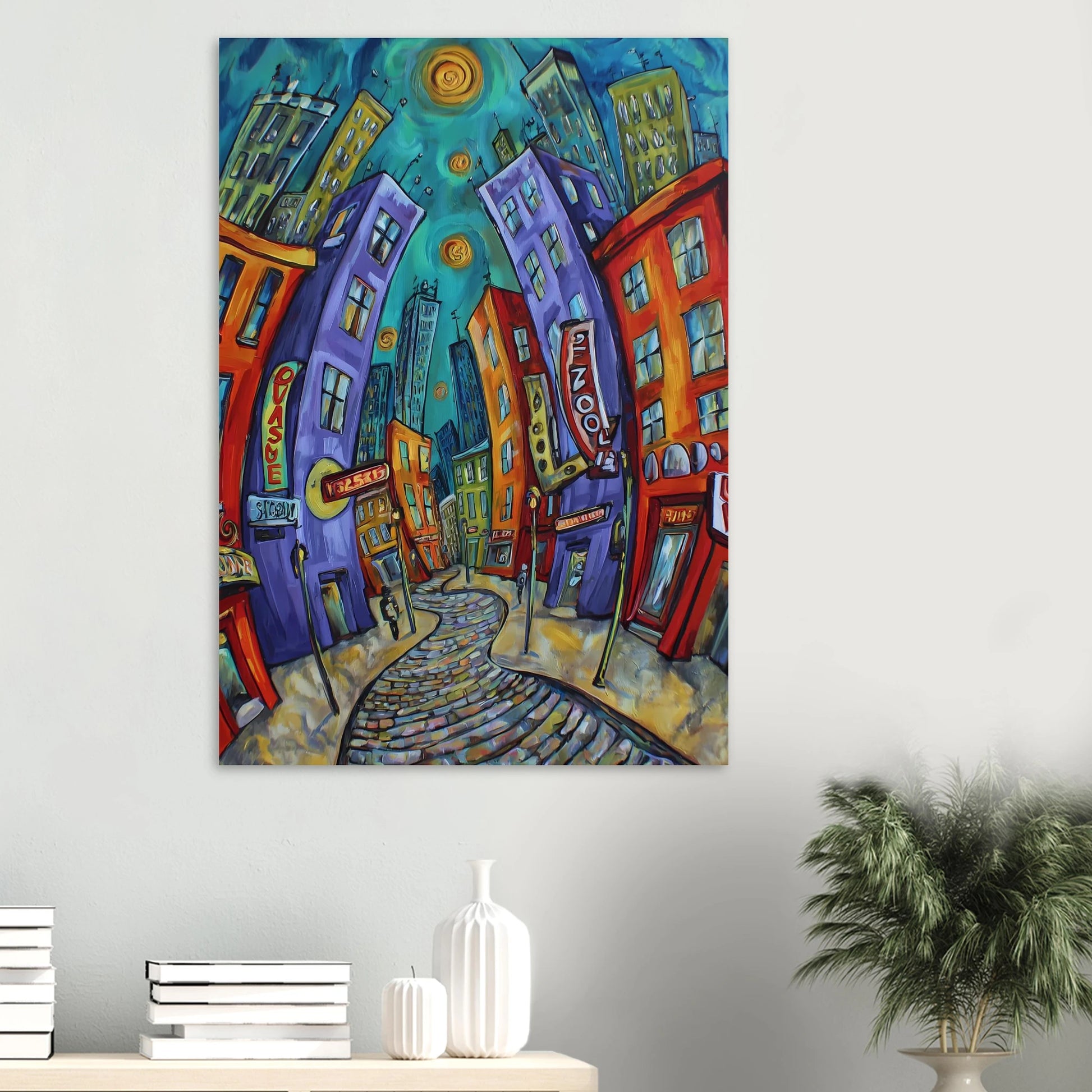 Ville Tourbillon — affiche d'art — vue 6 — art mural STNCL