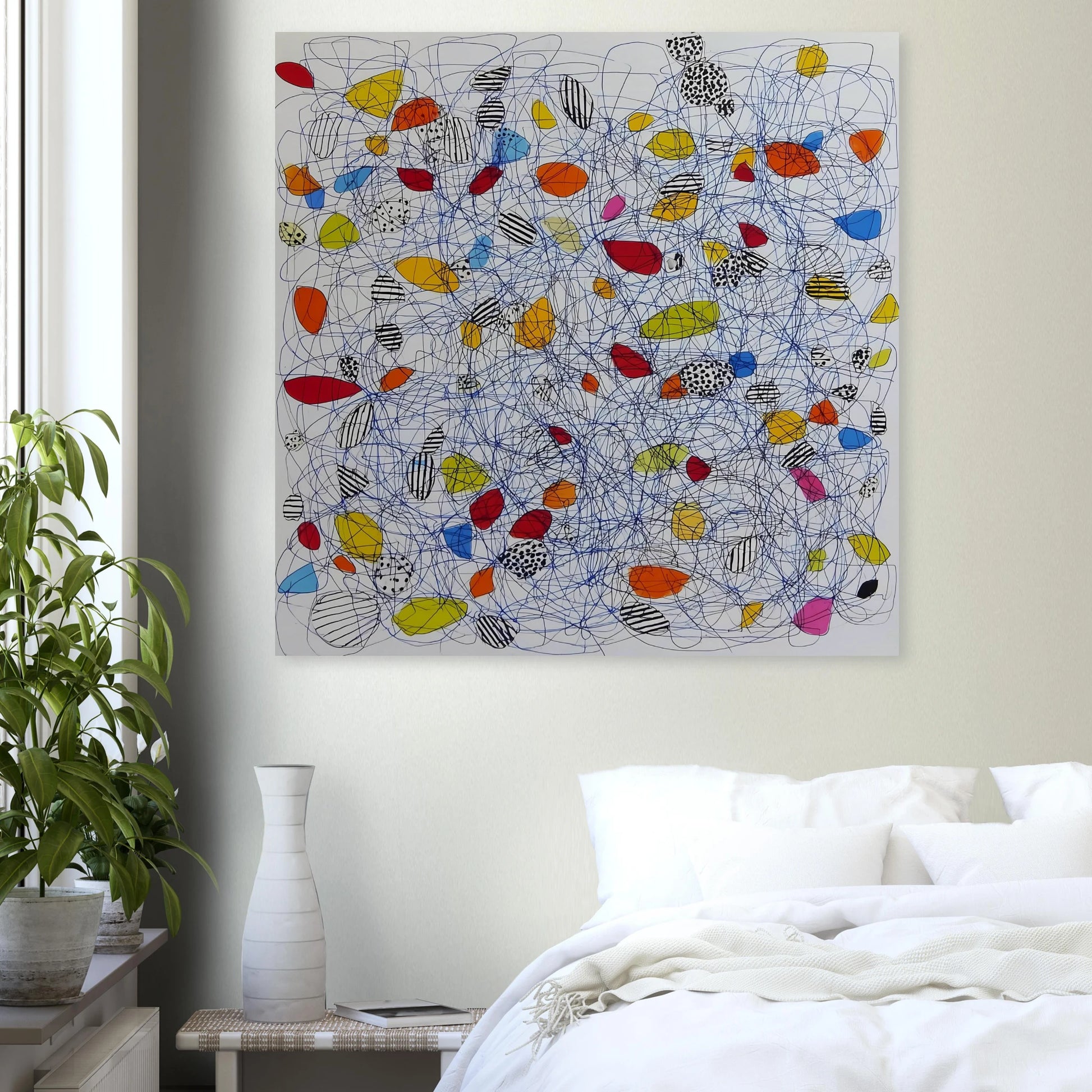 Pelote et Galets — affiche d'art — vue 7 — art mural STNCL