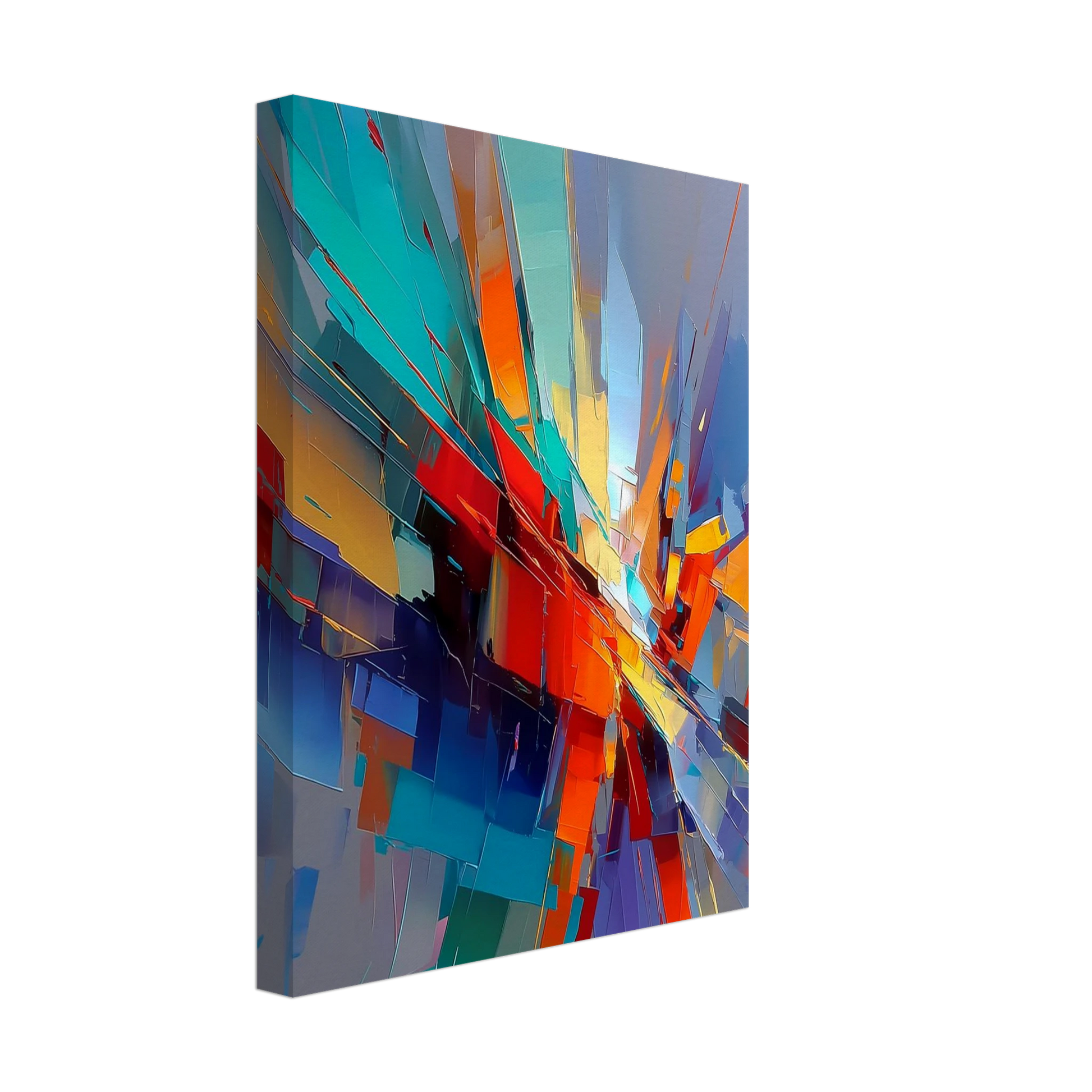 Point de Fuite — tableau sur toile — vue 4 — art mural STNCL