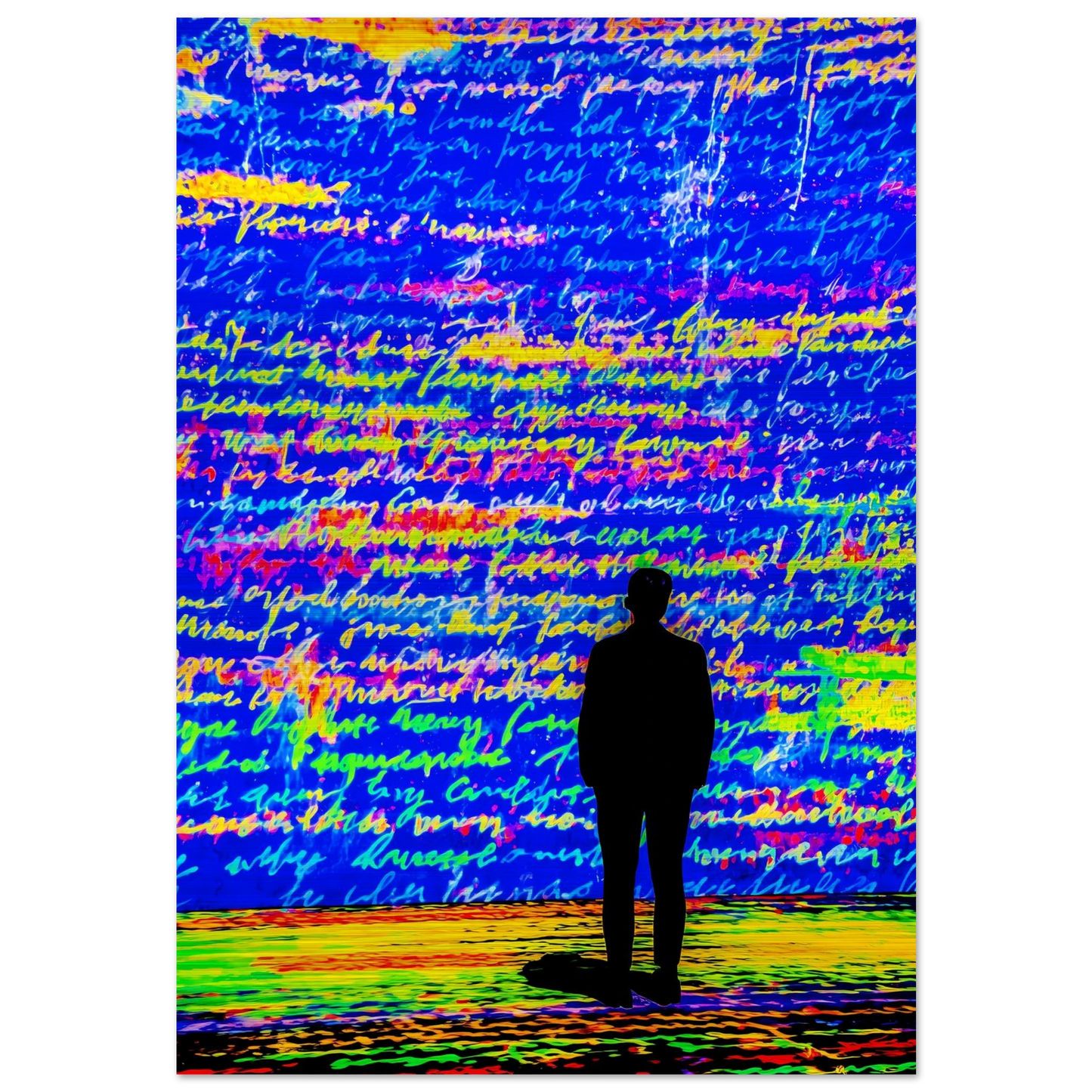 Le Mur Écrit — tableau aluminium — art mural STNCL